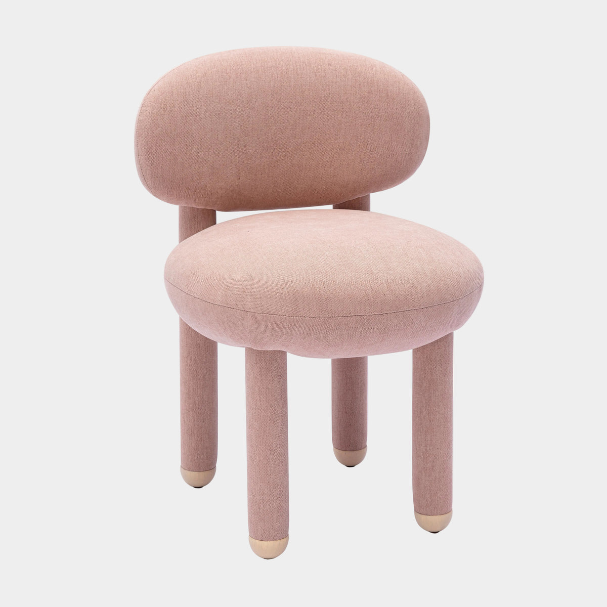 Chaise d'appoint en tissu haute performance Nubby Teal de Manu