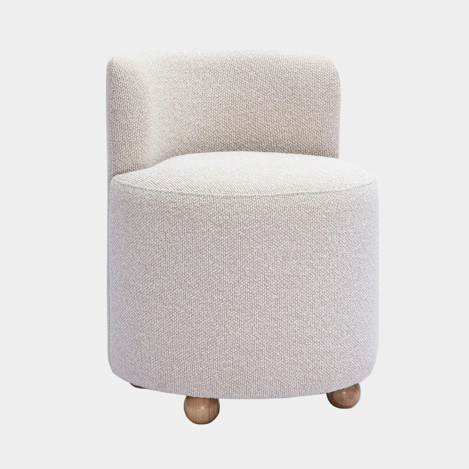 Hakuna Cream Performance Boucle Desk Chair