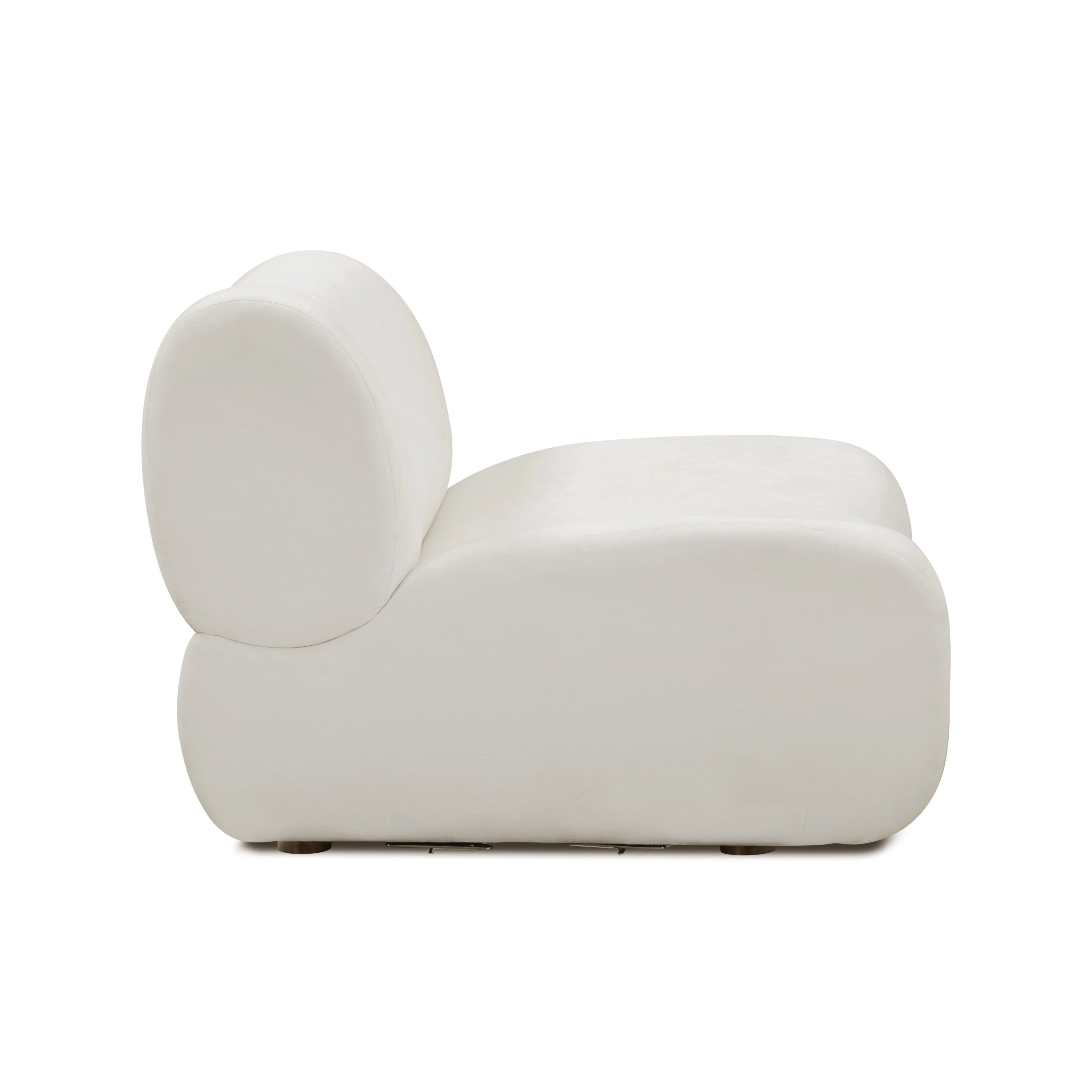 Zenith Contract-Grade Upcycled Fabric Armless Chair