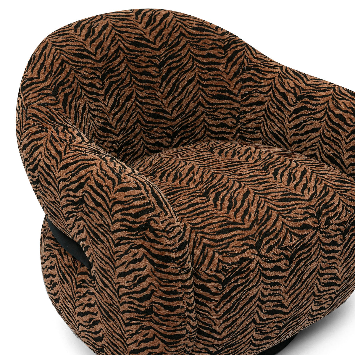 Salma Swivel Accent Chair - Animal Print