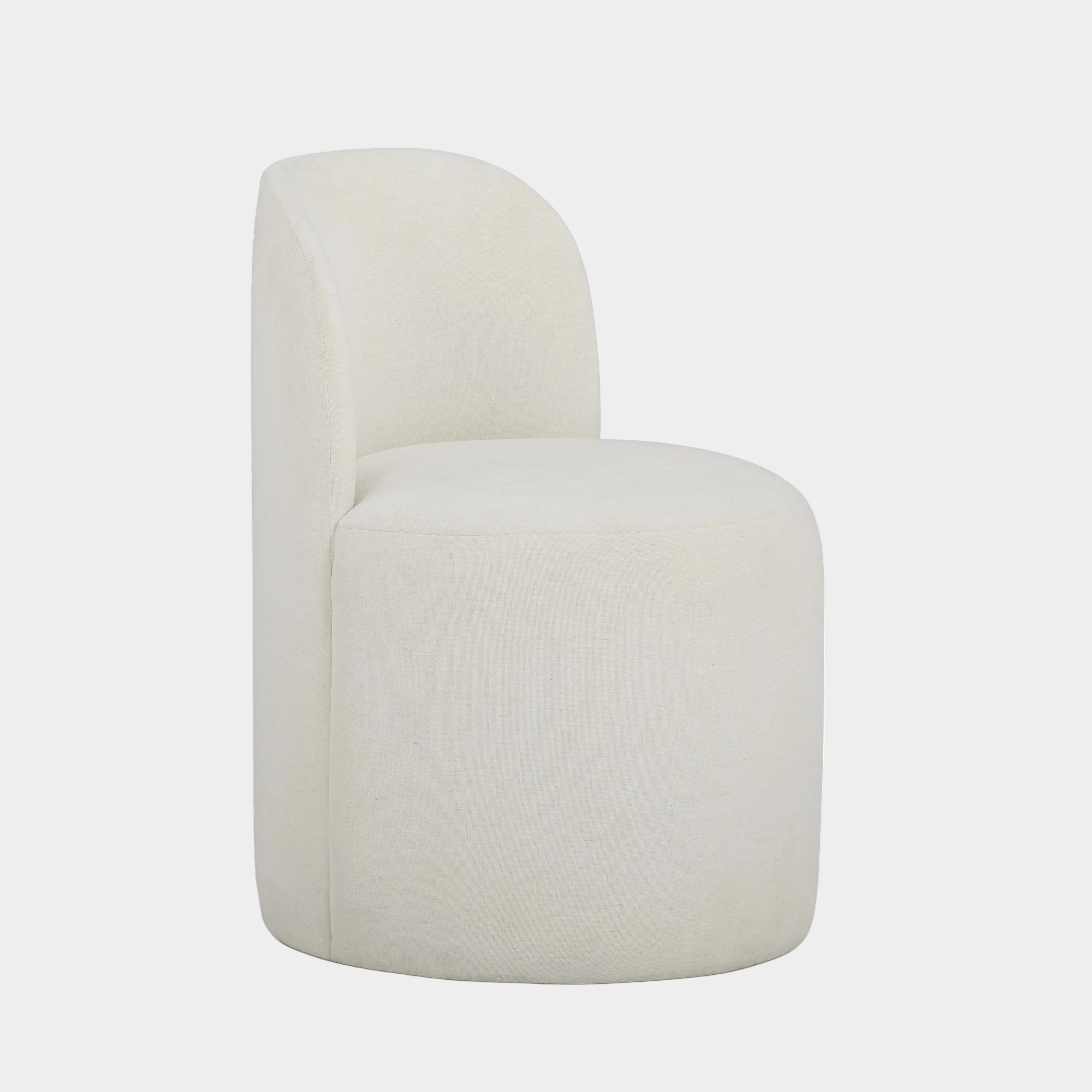 Persa Round Back Performance Chenille Dining Chair
