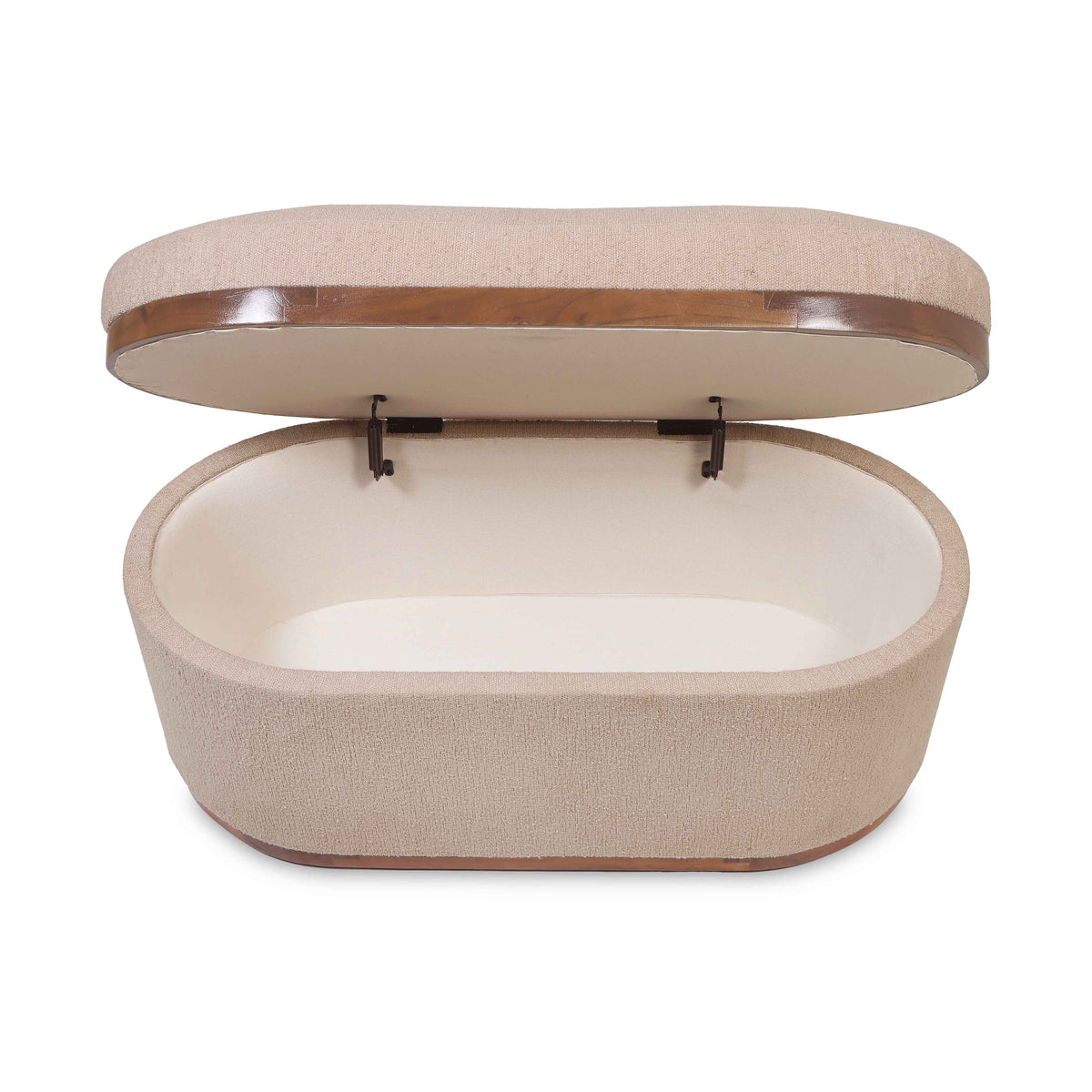 Olivier 41" Oval Storage Ottoman