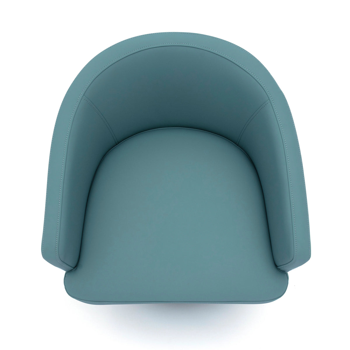 Chaise de bureau roulante en chenille recyclée Kristen Light