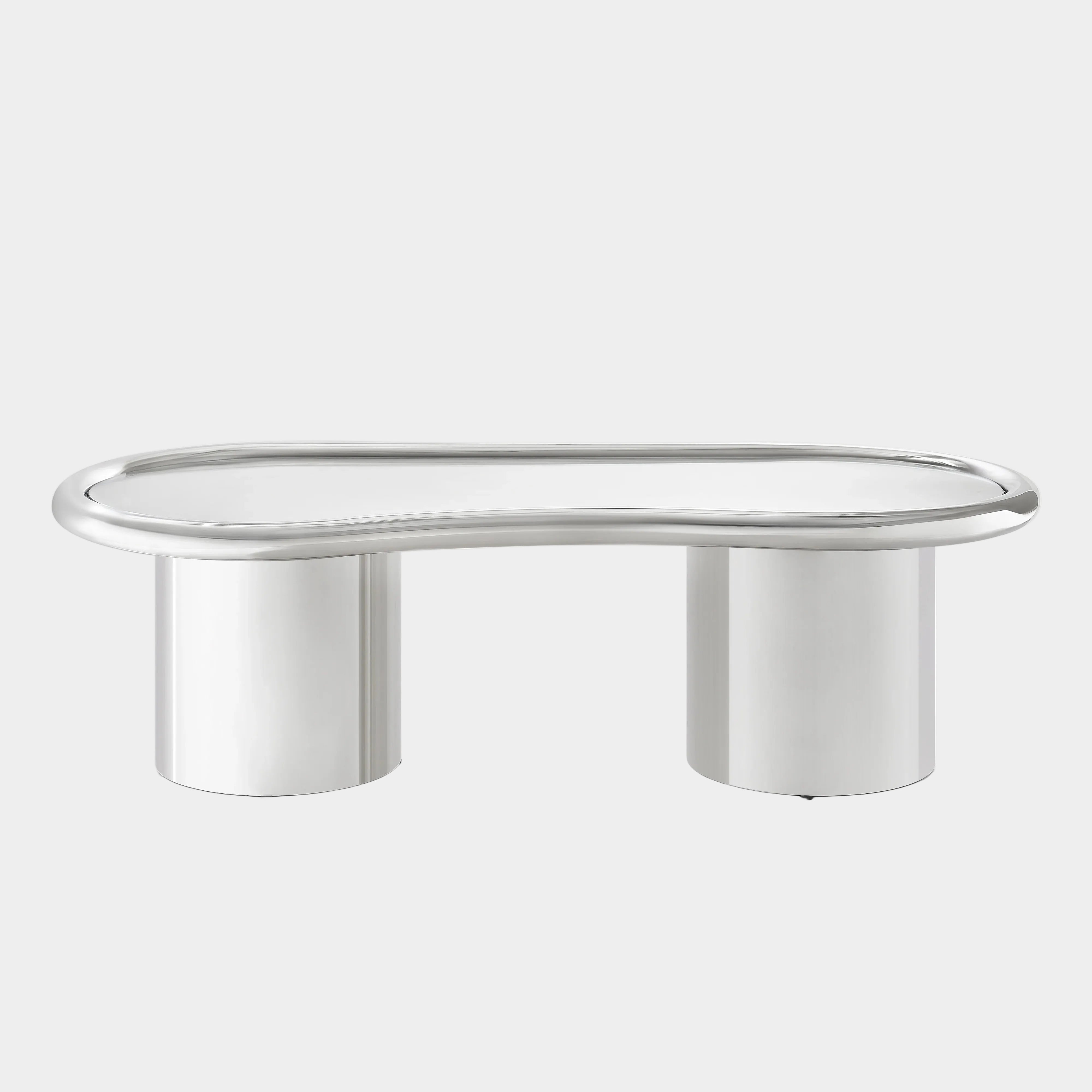 Sorya 51" Chrome Coffee Table