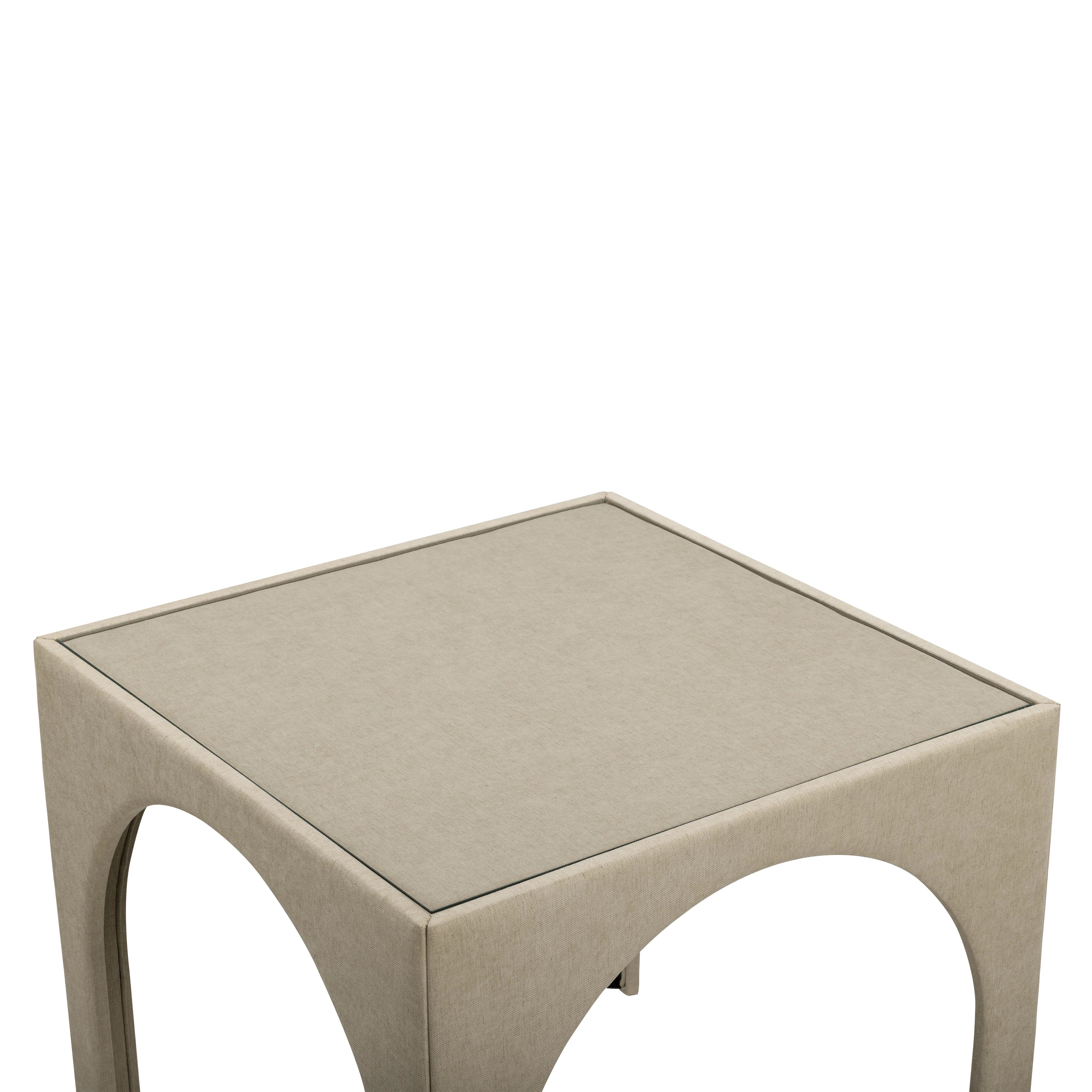 Tomlin Performance Chenille Game Table and Two Ottomans Set