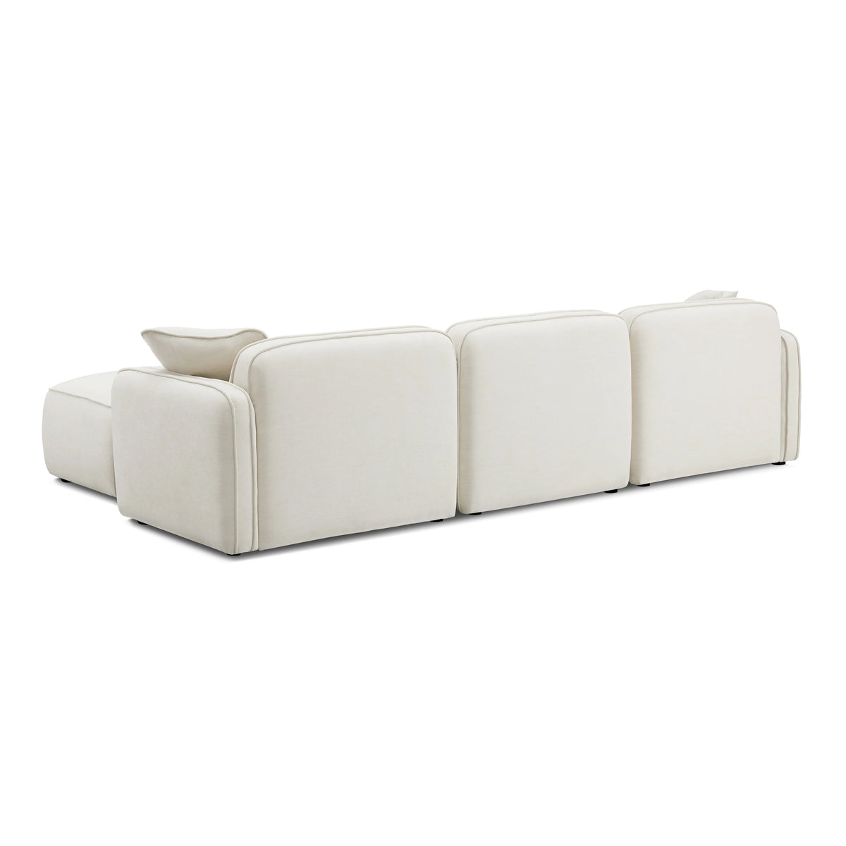Travie 4-Piece Performance Corduroy Velvet Modular Sectional