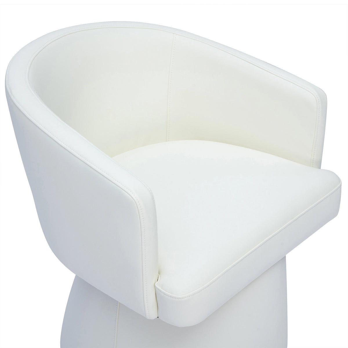 Chaise de bureau roulante en chenille recyclée Kristen Light