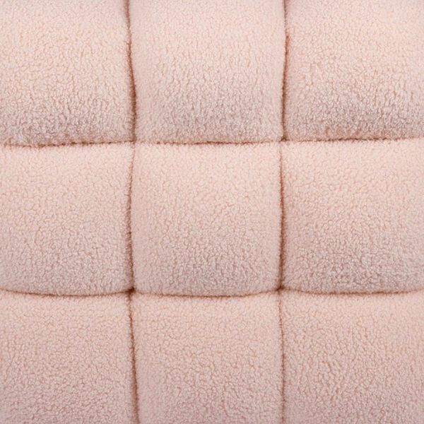 Anita 39" Faux Shearling Storage Bench With Reversible Tray Top