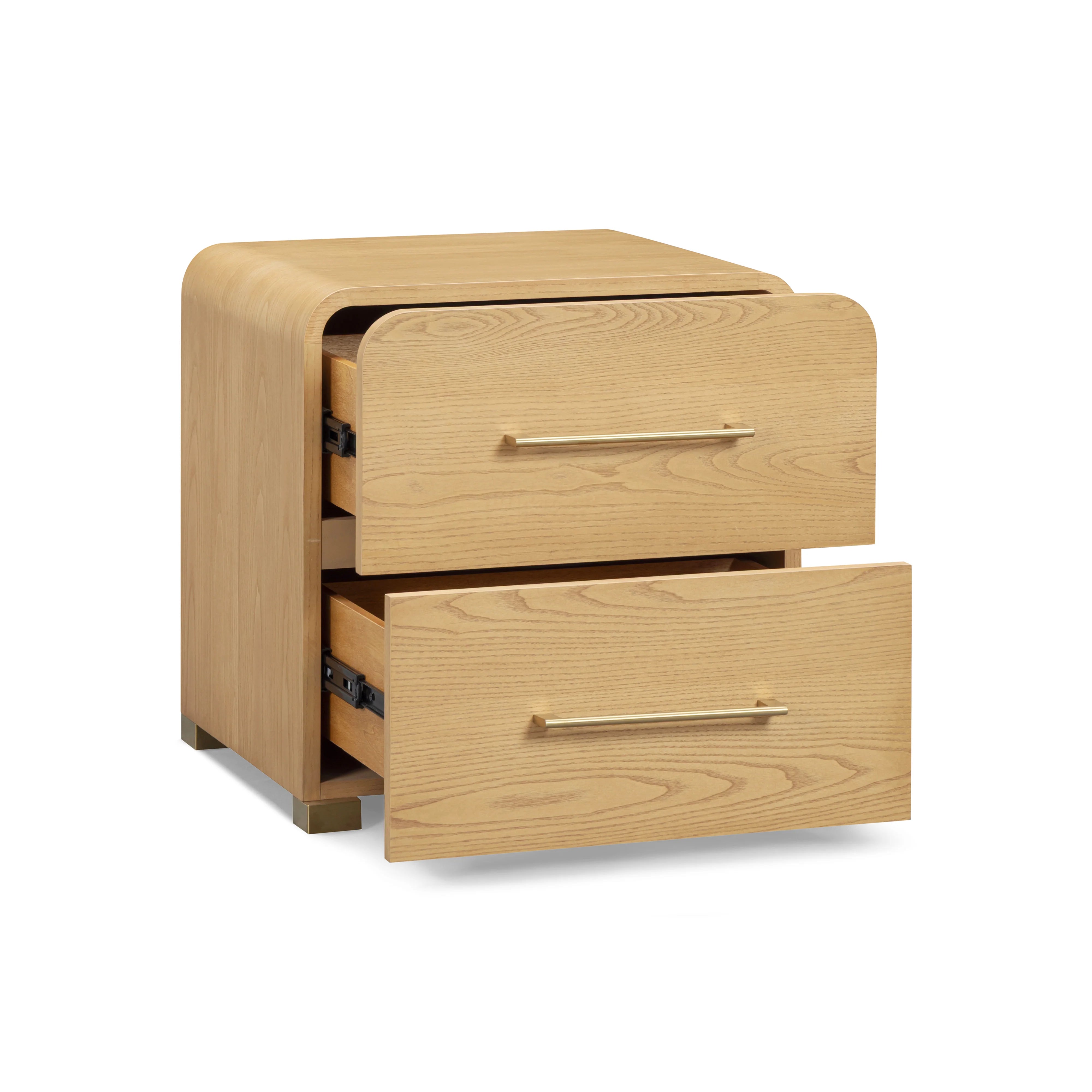 Marissa 22" Ash 2-Drawer Nightstand