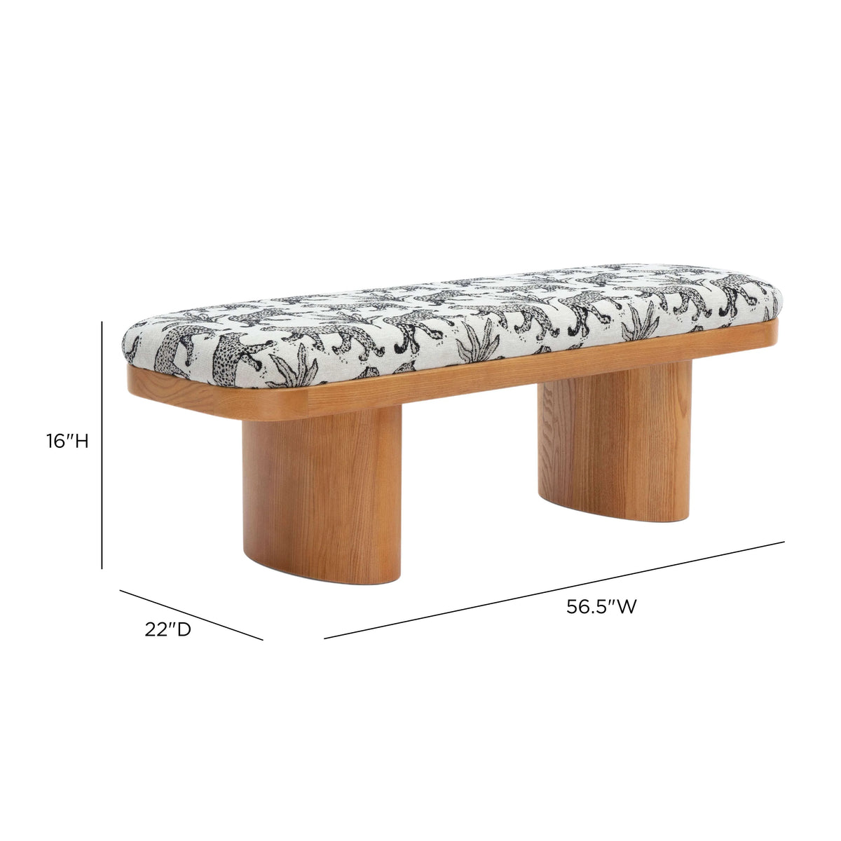Ollie Upholstered Bench (48"-57")