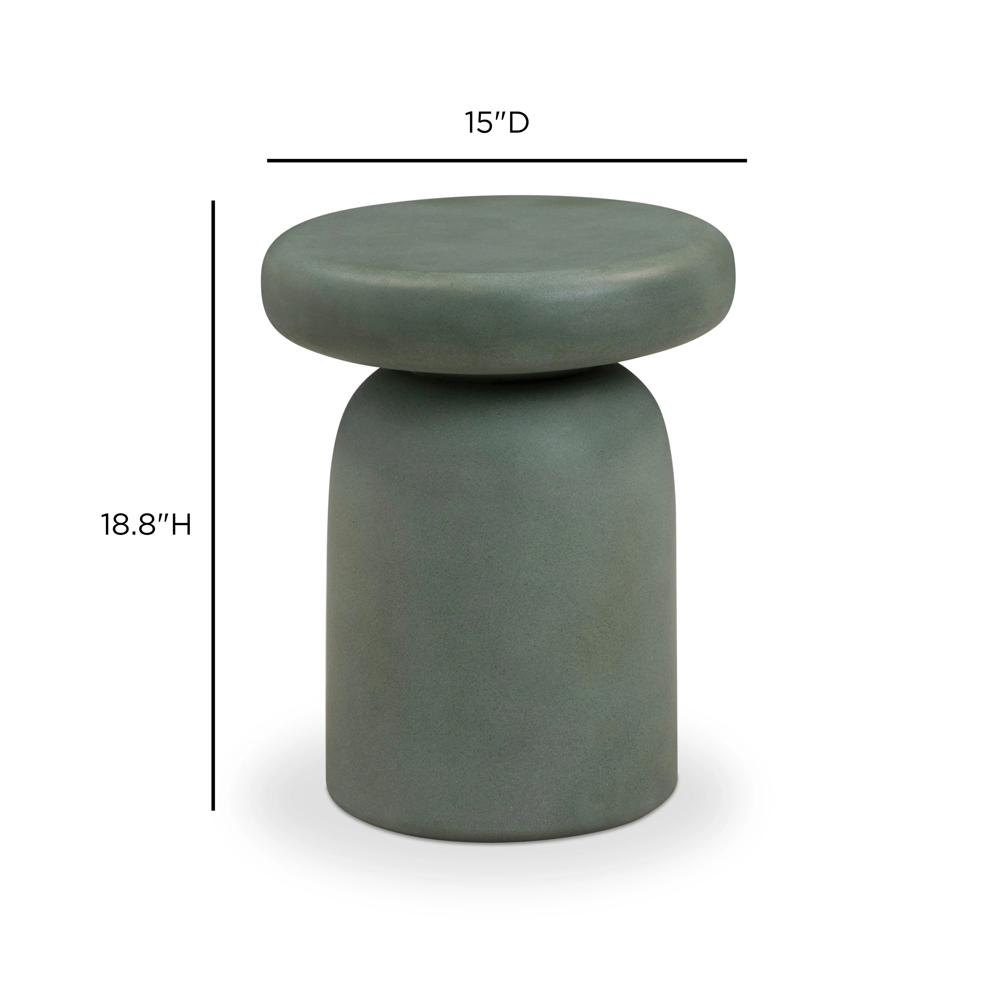 Lydia Concrete Indoor/Outdoor Side Table