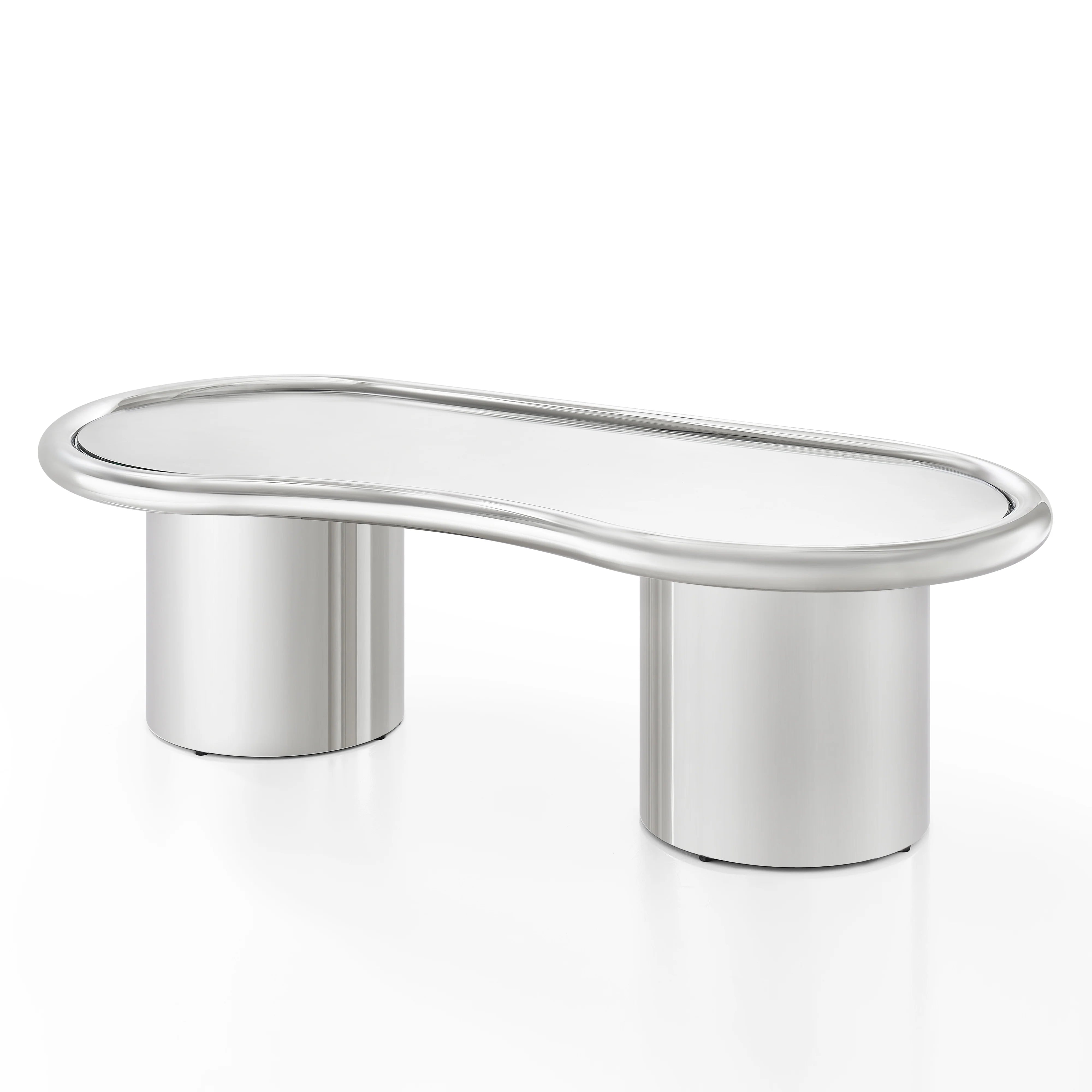 Sorya 51" Chrome Coffee Table