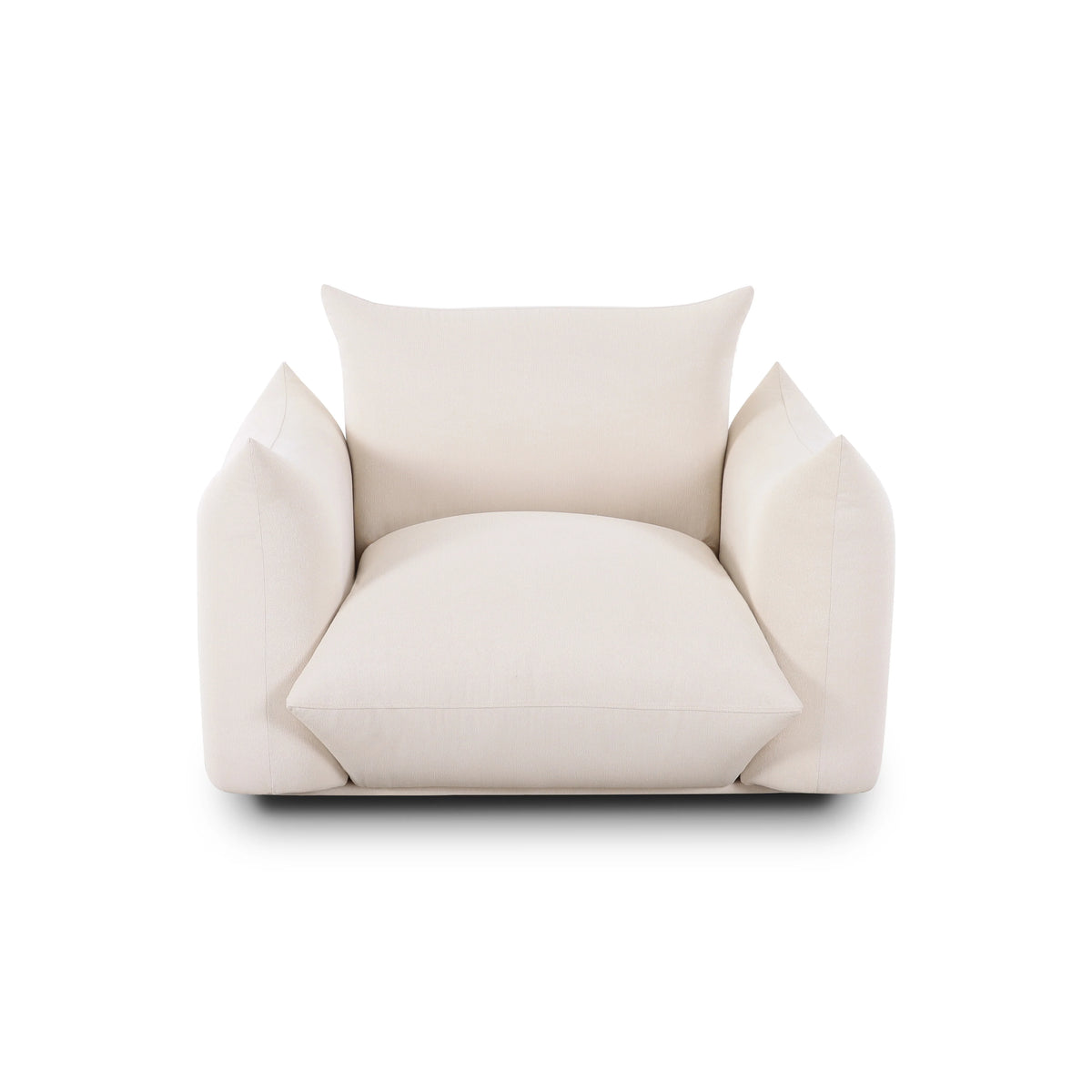 Saint Tropez Striped Stuffed Indoor / Outdoor Armchair