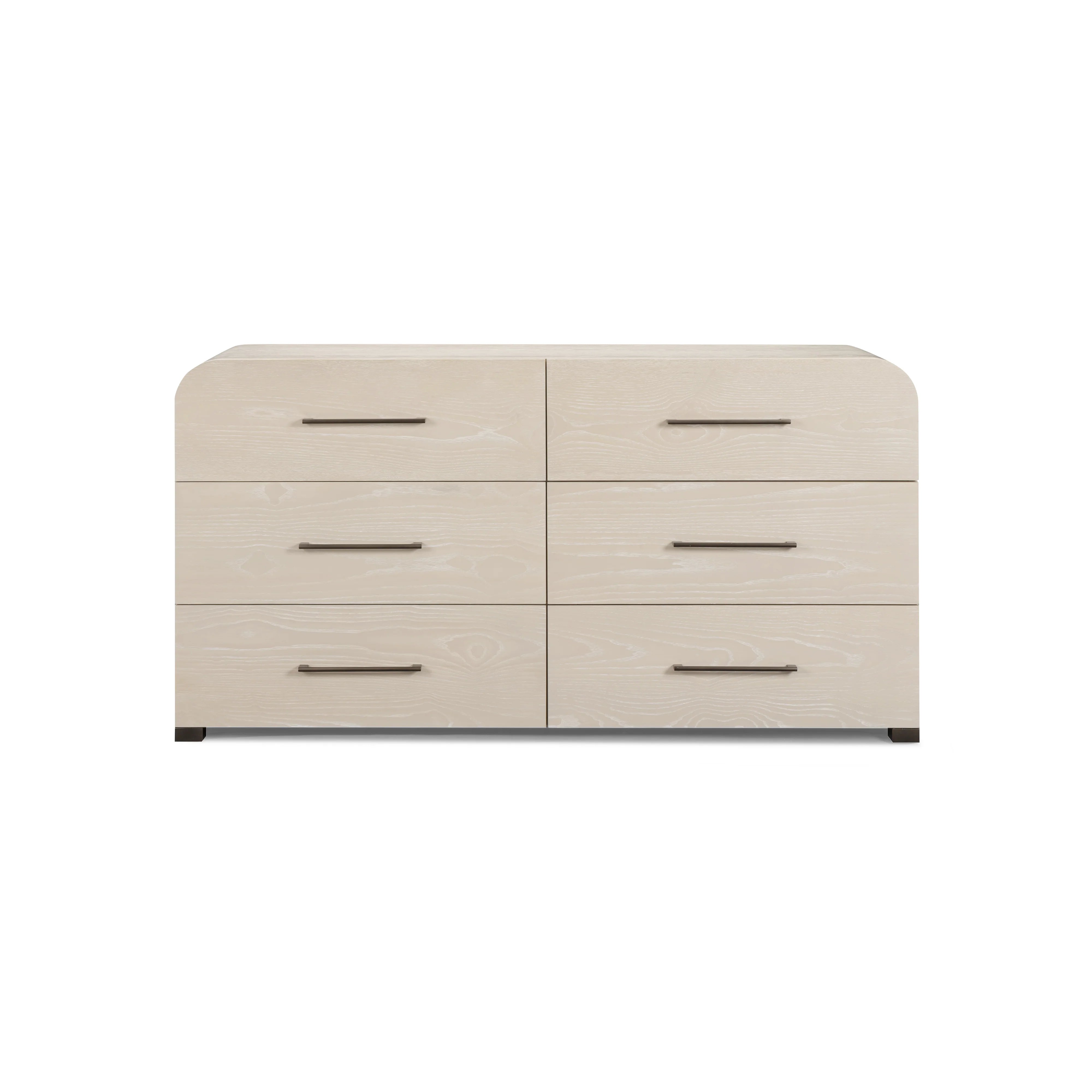 Marissa 62" Ash 6-Drawer Dresser