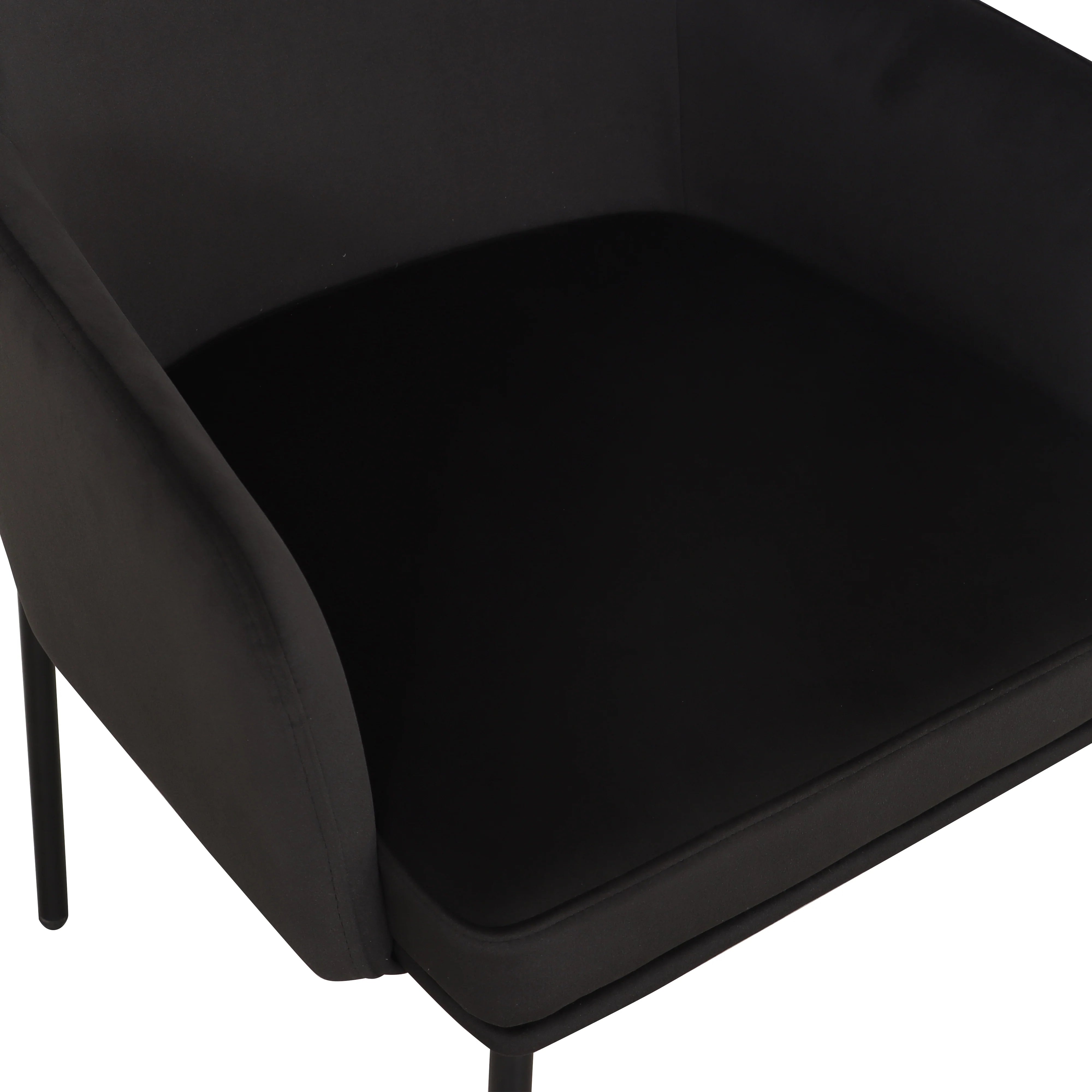 Sydney Performance Velvet Armchair - Set of 2