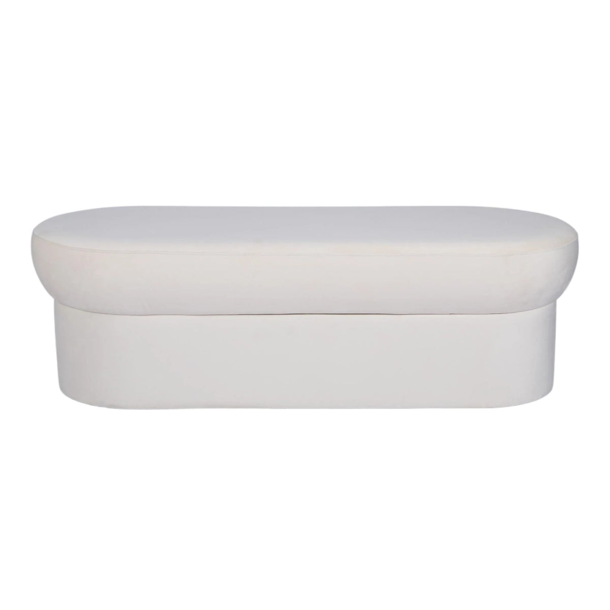 Andrea Performance Velvet Storage Bench (31"-50")