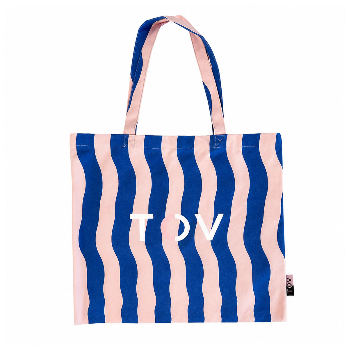 Don't Be Boring Striped Tote Bag