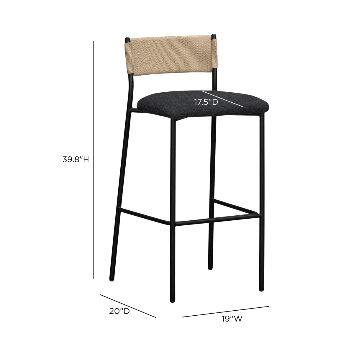 Celine Boucle Bar And Counter Stool