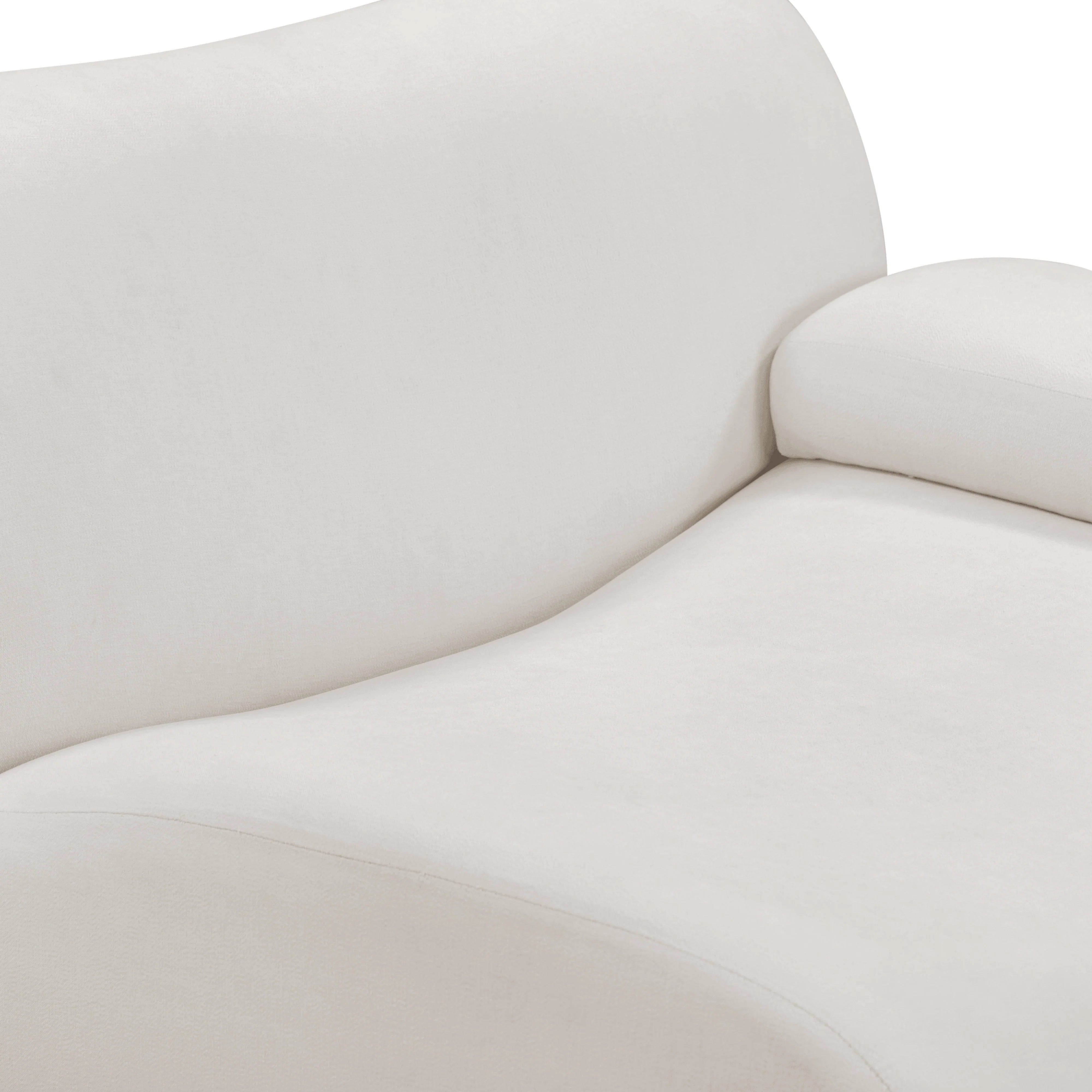 Zenith 80" Contract-Grade Upcycled Fabric Modular Loveseat
