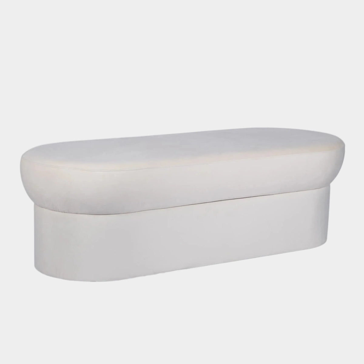 Andrea Performance Velvet Storage Bench (31"-50")