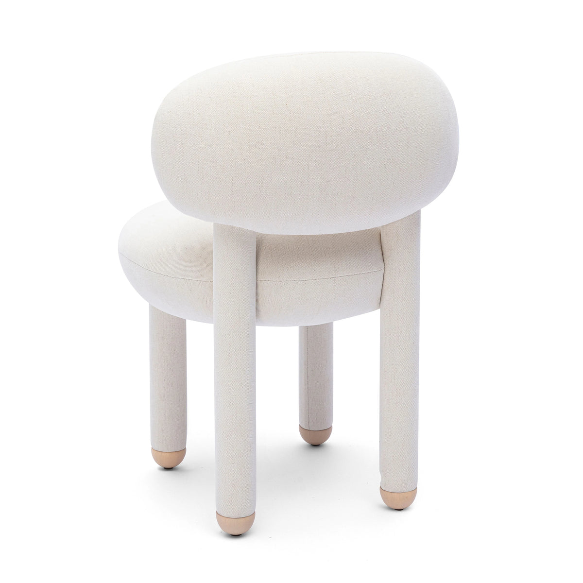 Chaise d'appoint en tissu haute performance Nubby Teal de Manu