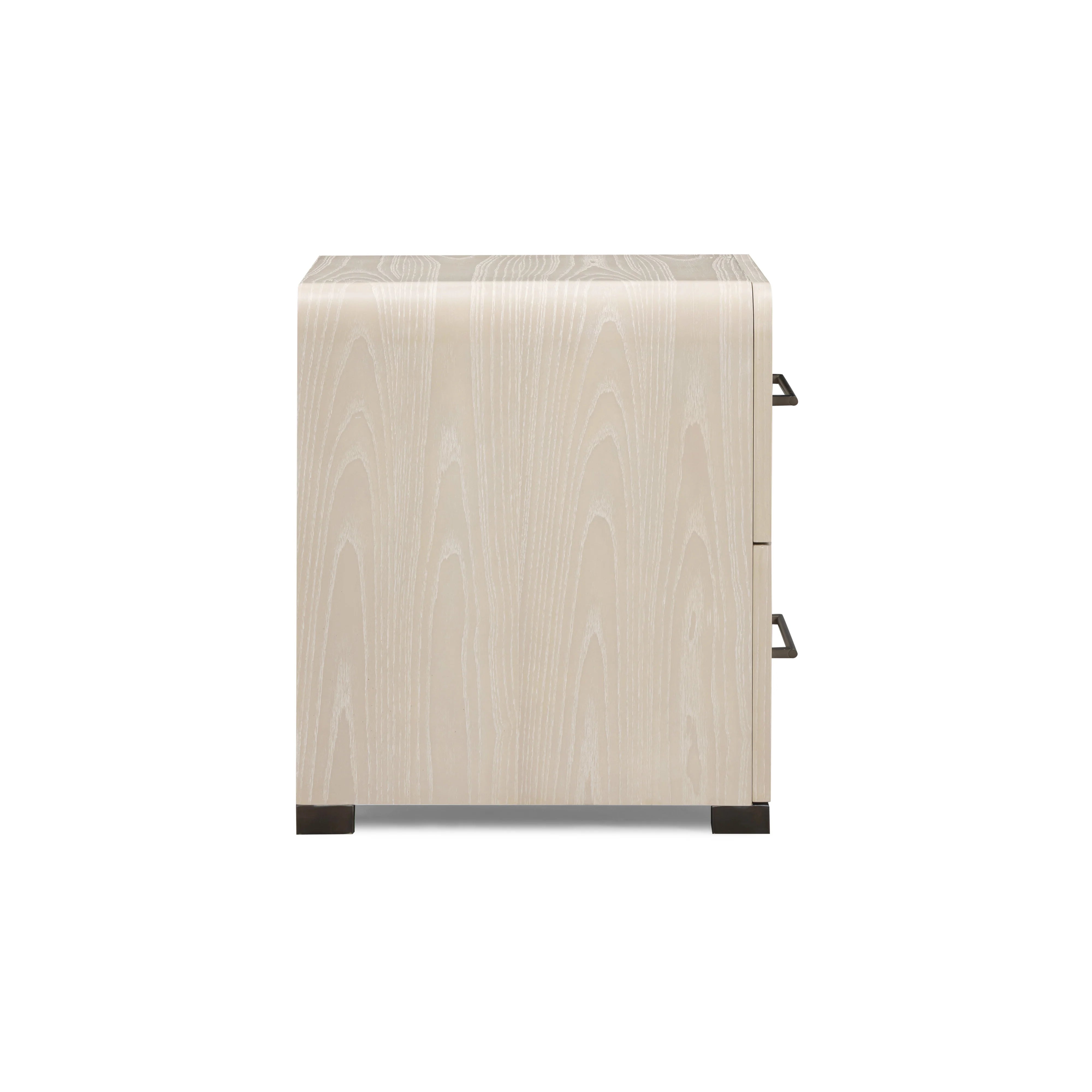 Marissa 22" Ash 2-Drawer Nightstand