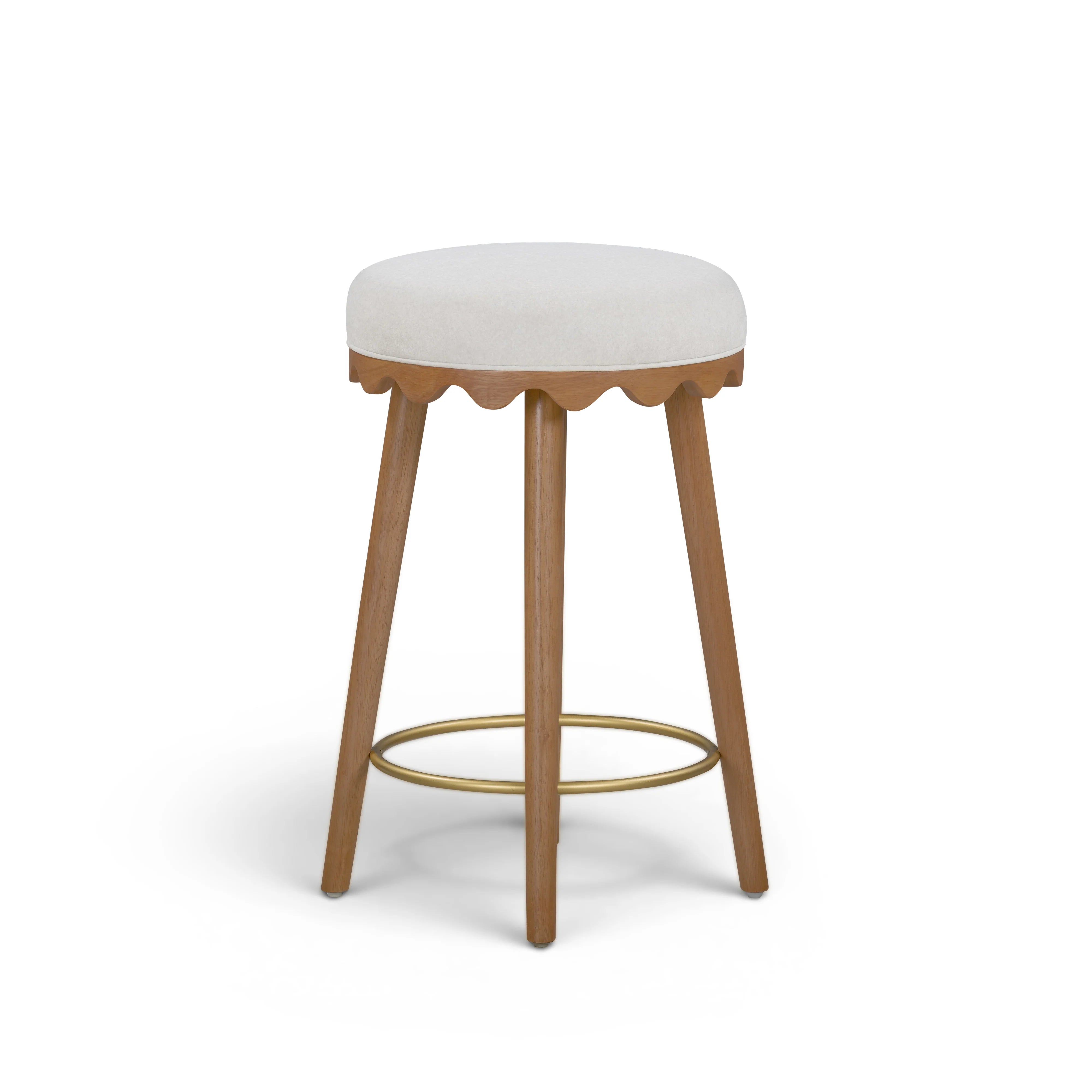 Oodle Performance Vegan Mohair Stool