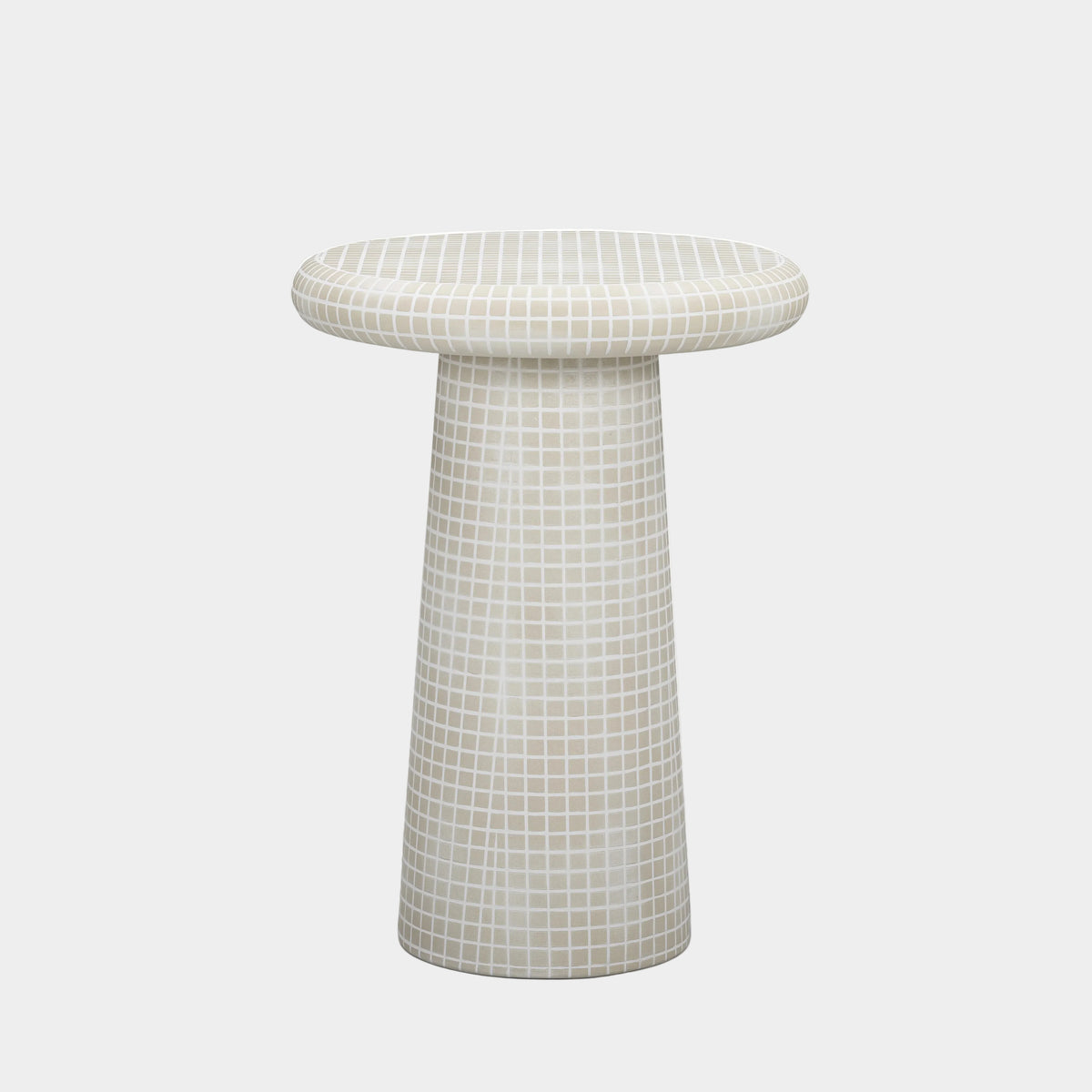 Monica Tiled Pattern Indoor/Outdoor Side Table