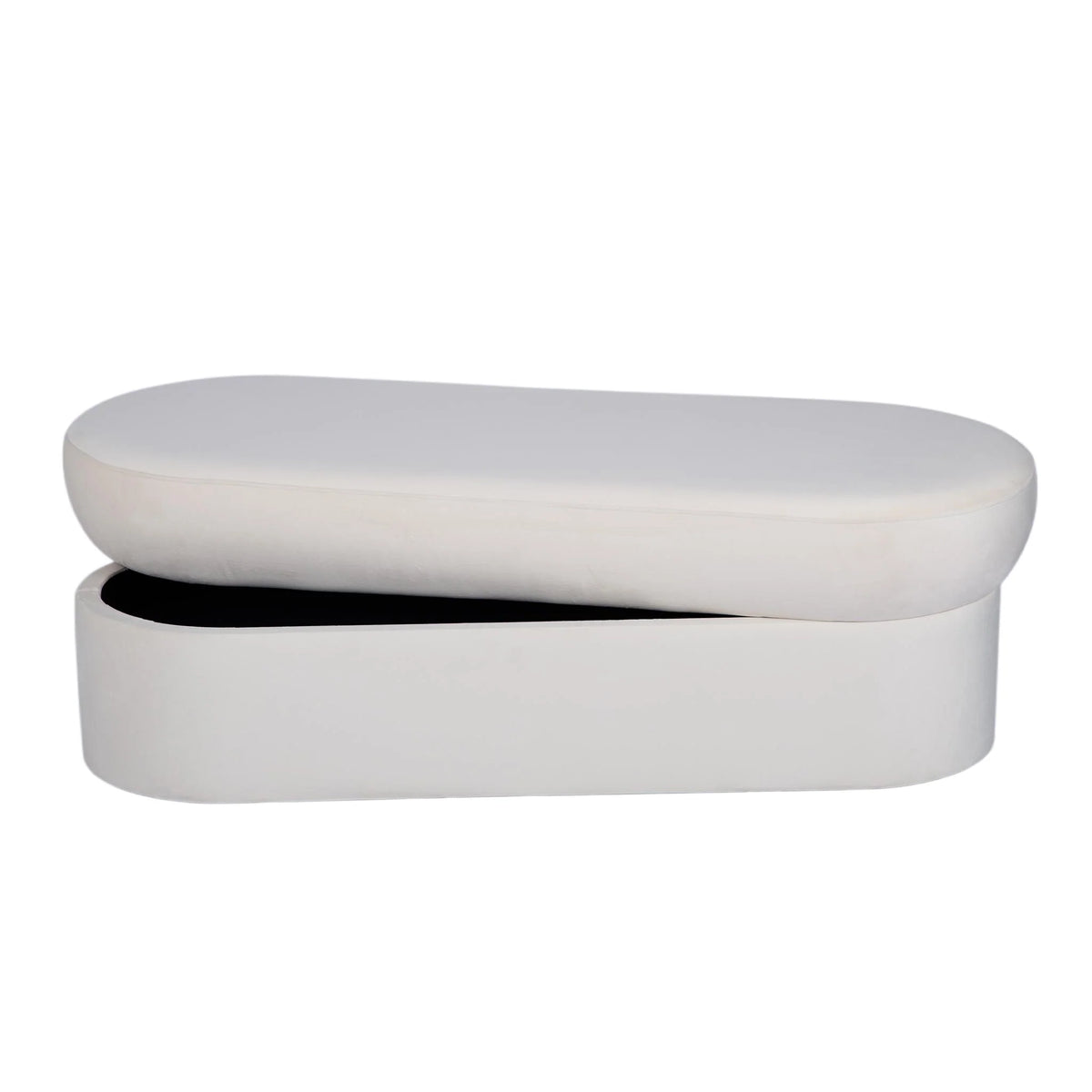 Andrea Performance Velvet Storage Bench (31"-50")