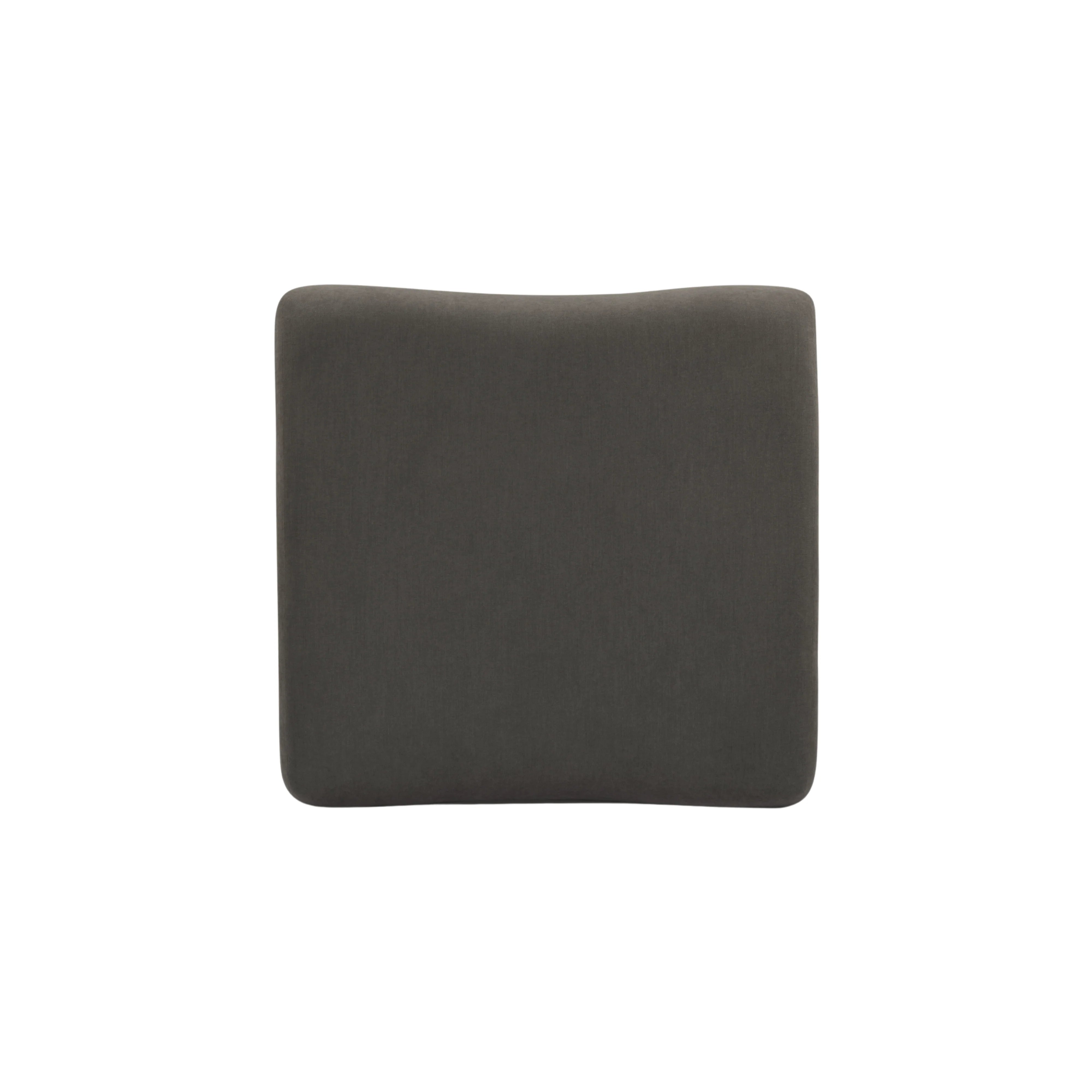 Zenith Contract-Grade Upcycled Fabric Ottoman