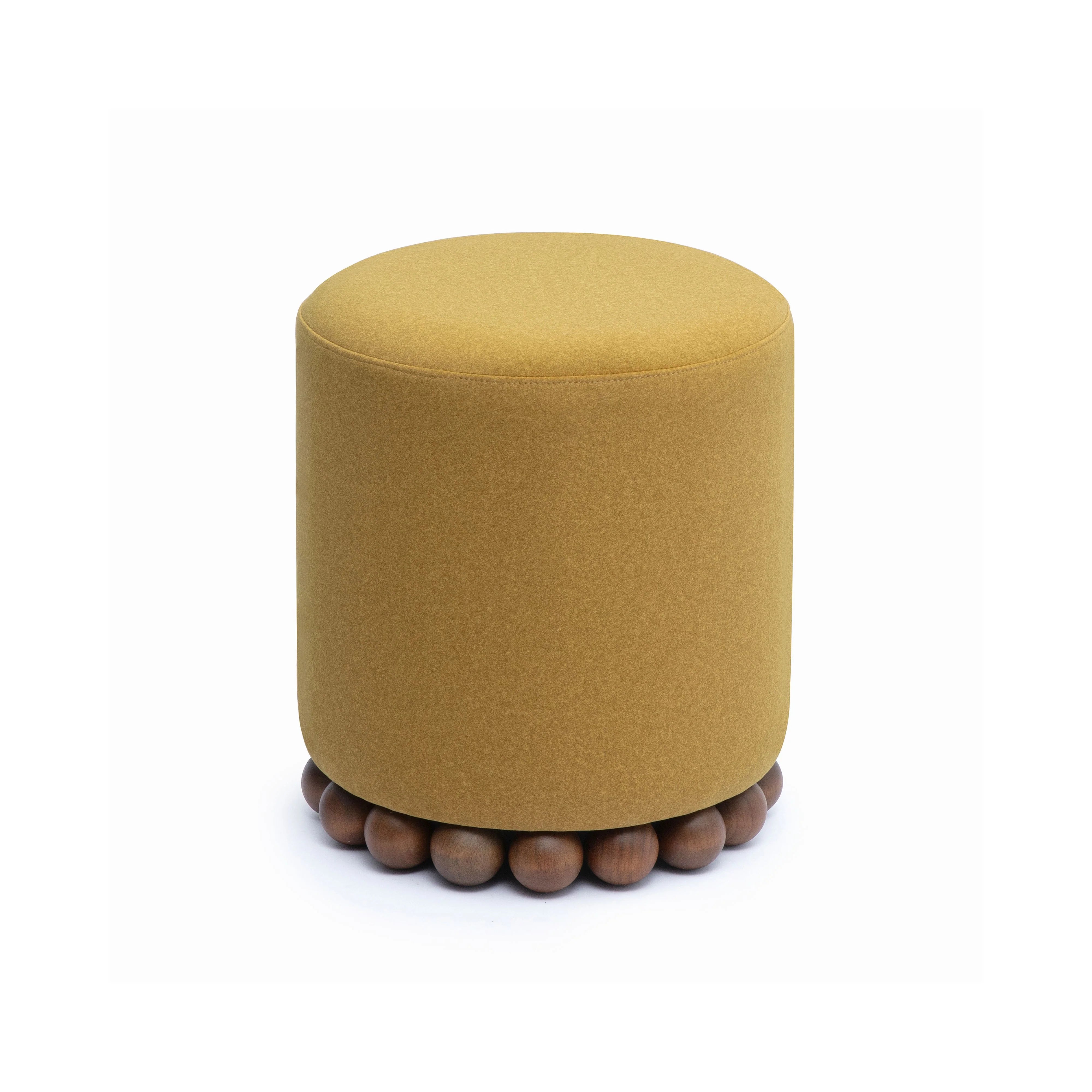 Dex Performance Vegan Mohair Ottoman