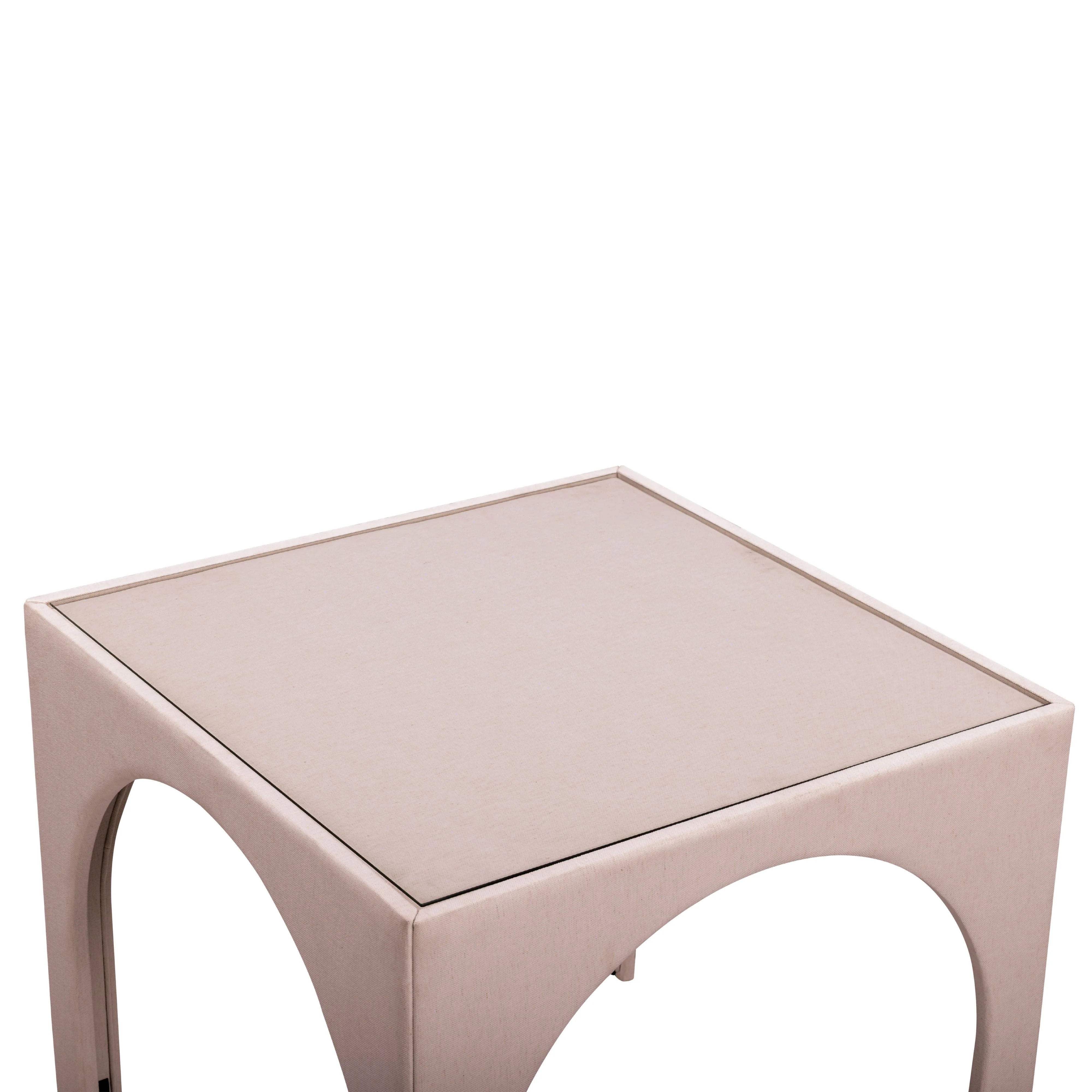 Tomlin Performance Chenille Game Table and Two Ottomans Set