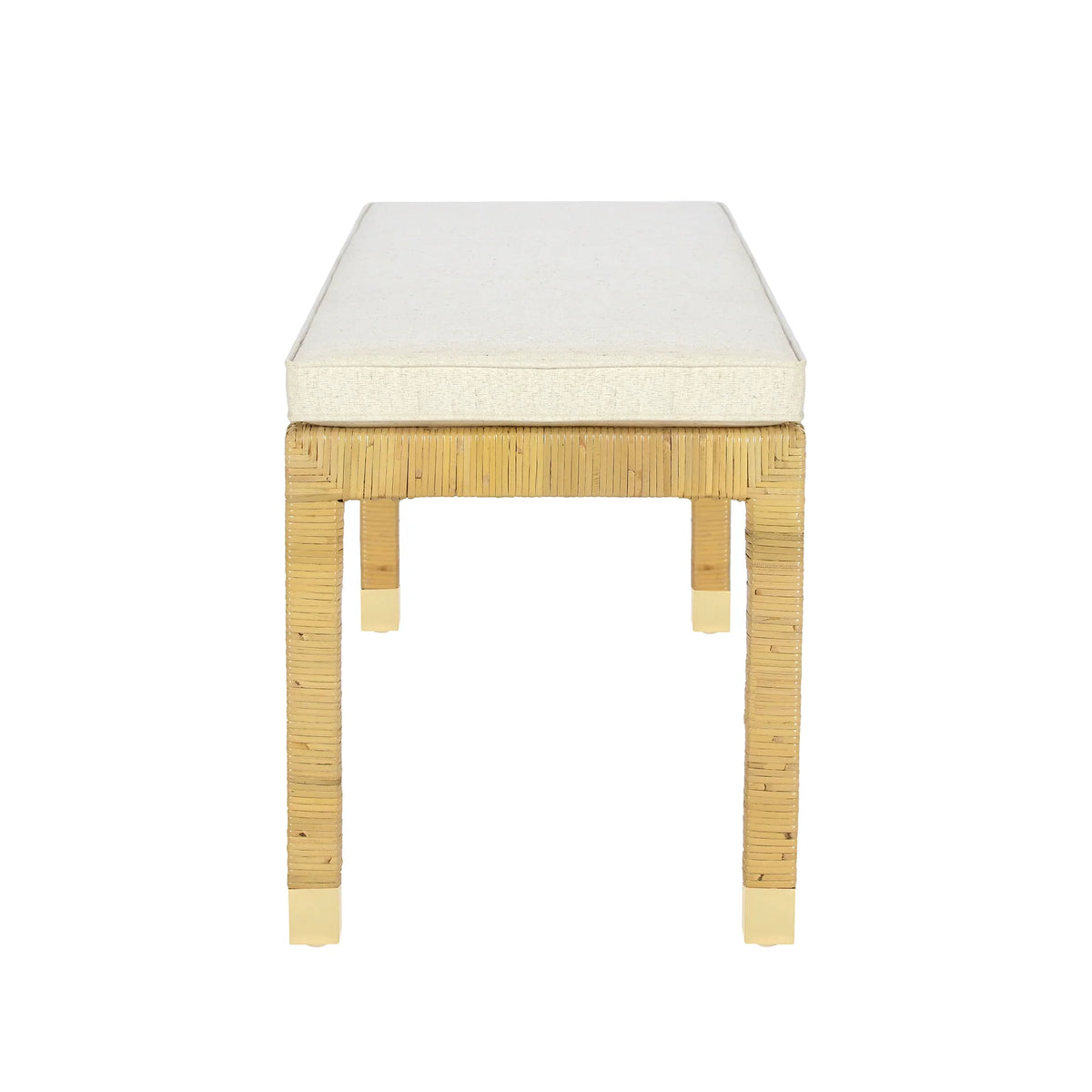 Amara 50" Rattan Bench