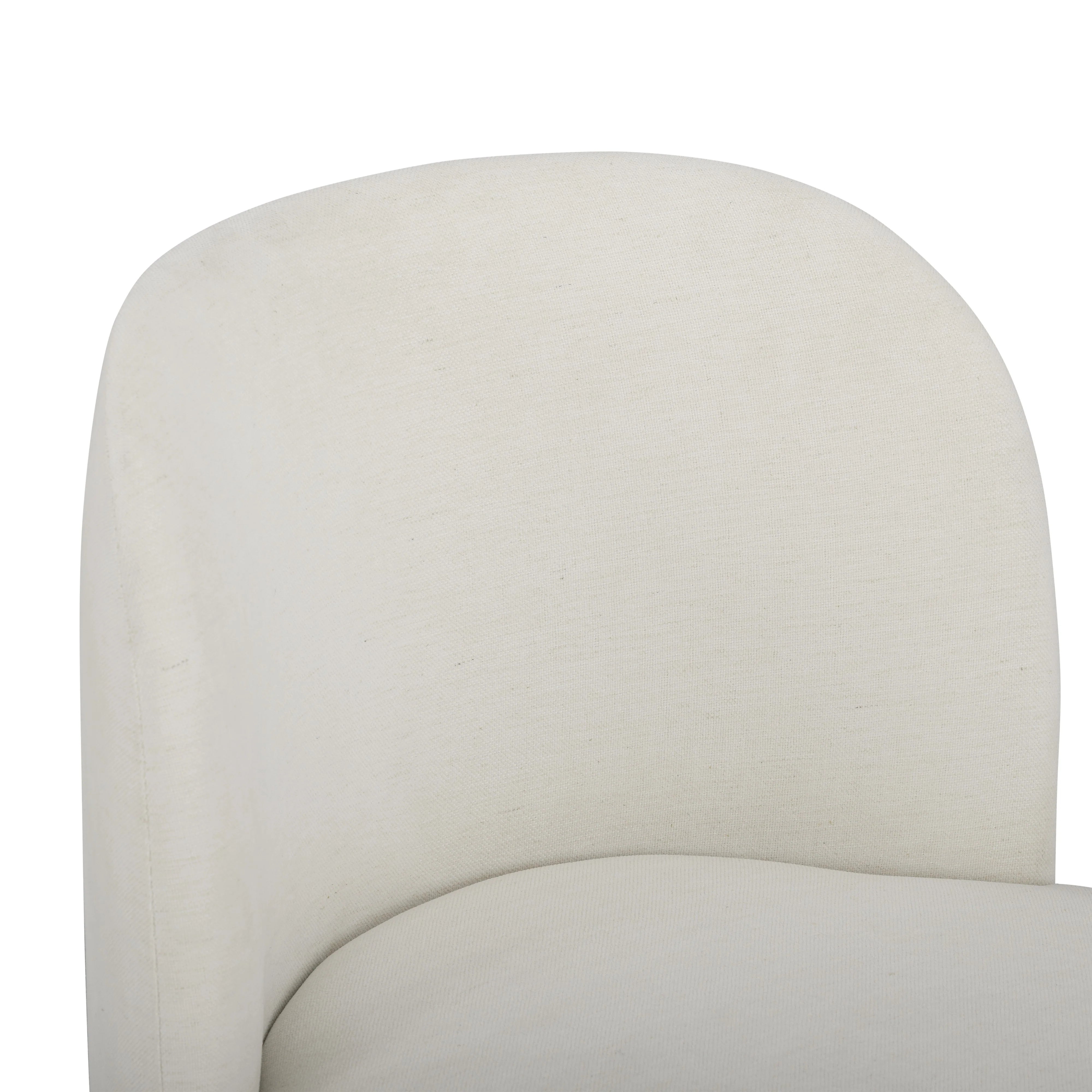 Persa Round Back Performance Chenille Dining Chair