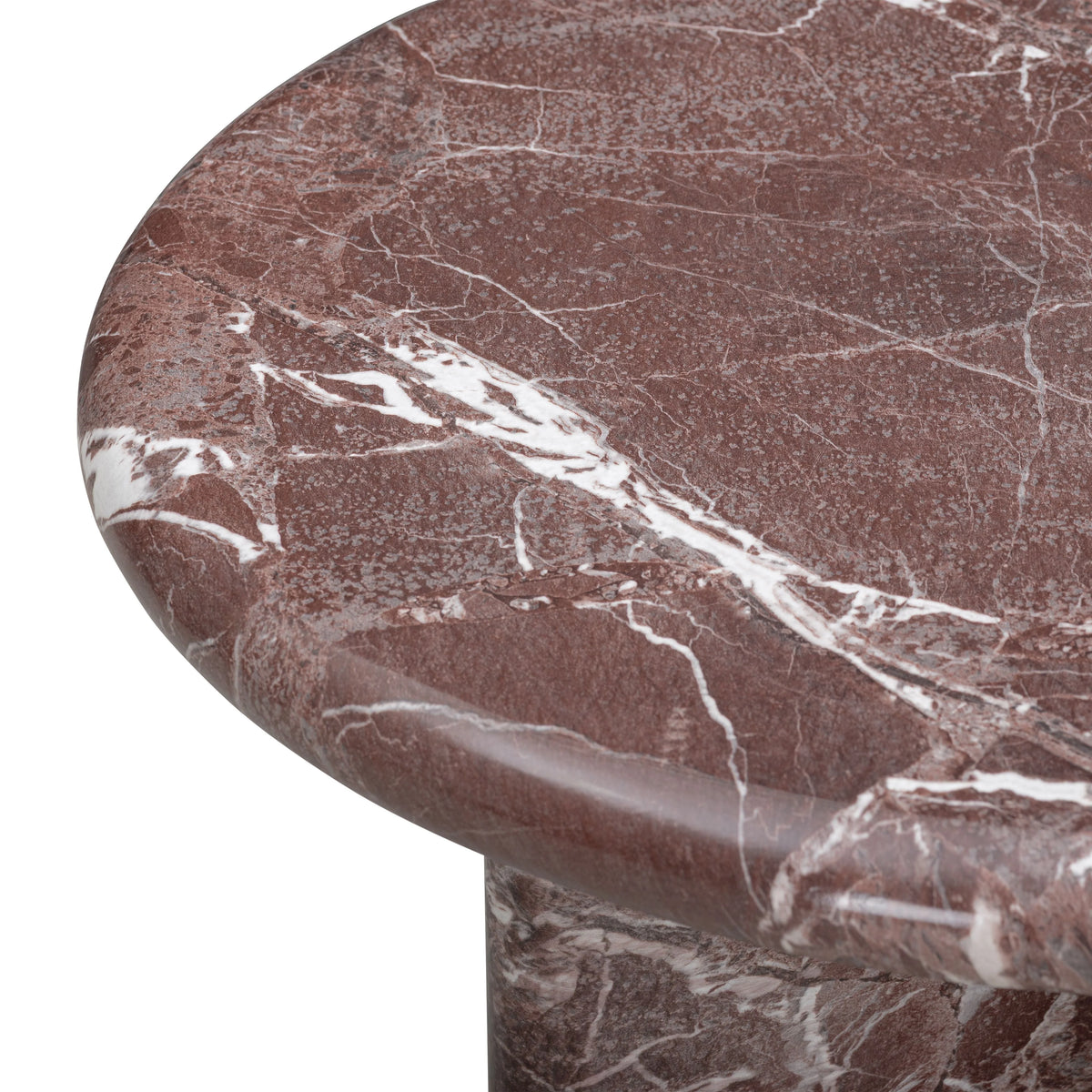 Juju Faux Marble Indoor/Outdoor Round Coffee Table (24"-32")