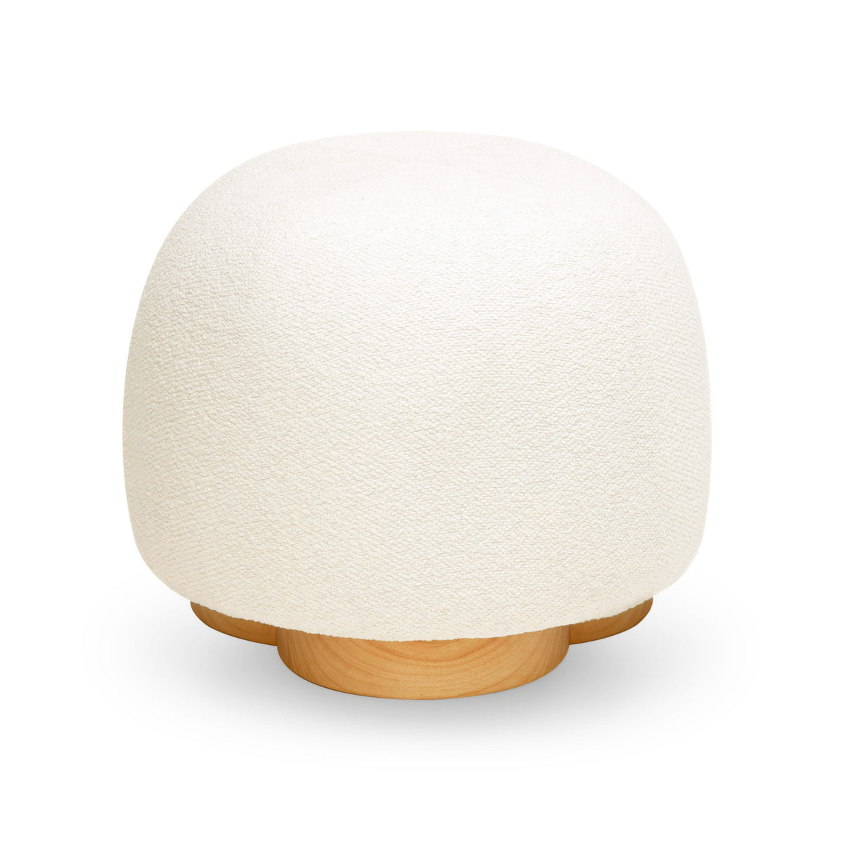 Oopa Swivel Ottoman - Cream