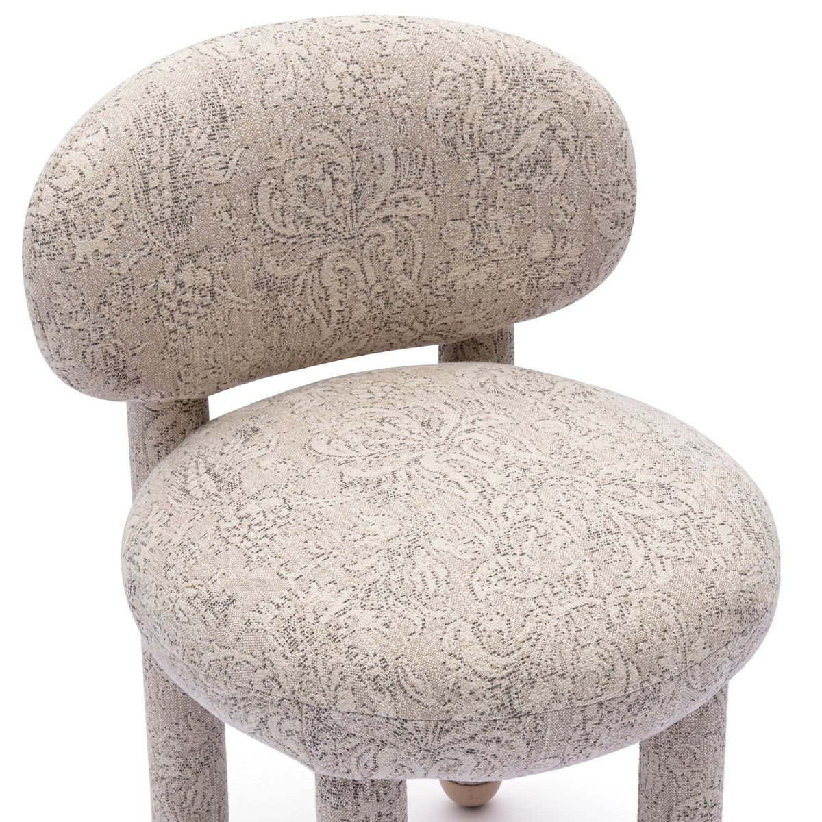 Chaise d'appoint en tissu haute performance Nubby Teal de Manu