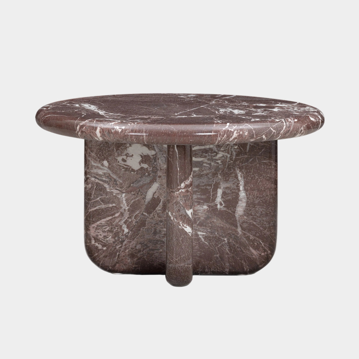 Juju Faux Marble Indoor/Outdoor Round Coffee Table (24"-32")
