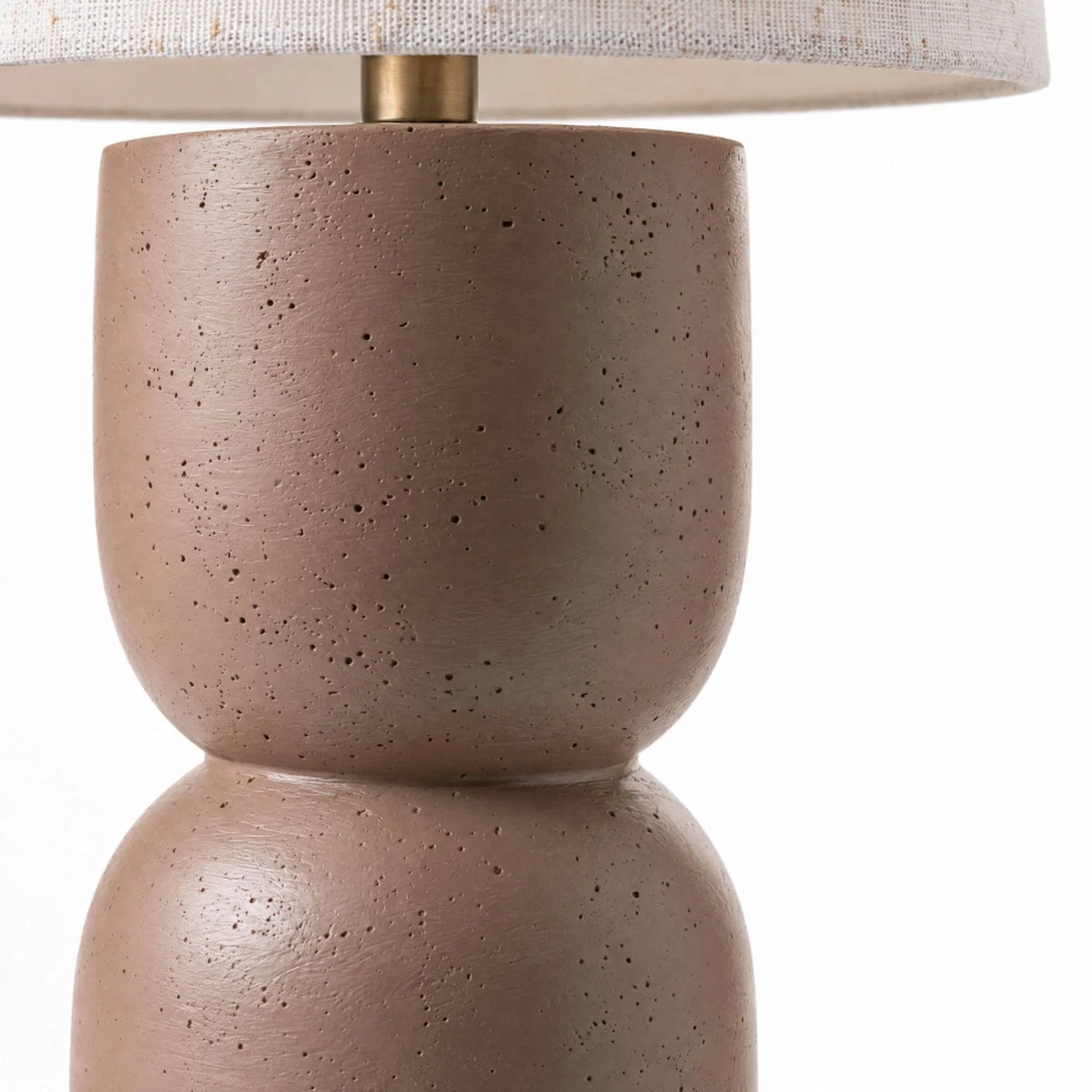 Astrea Brown Stonecast Table Lamp