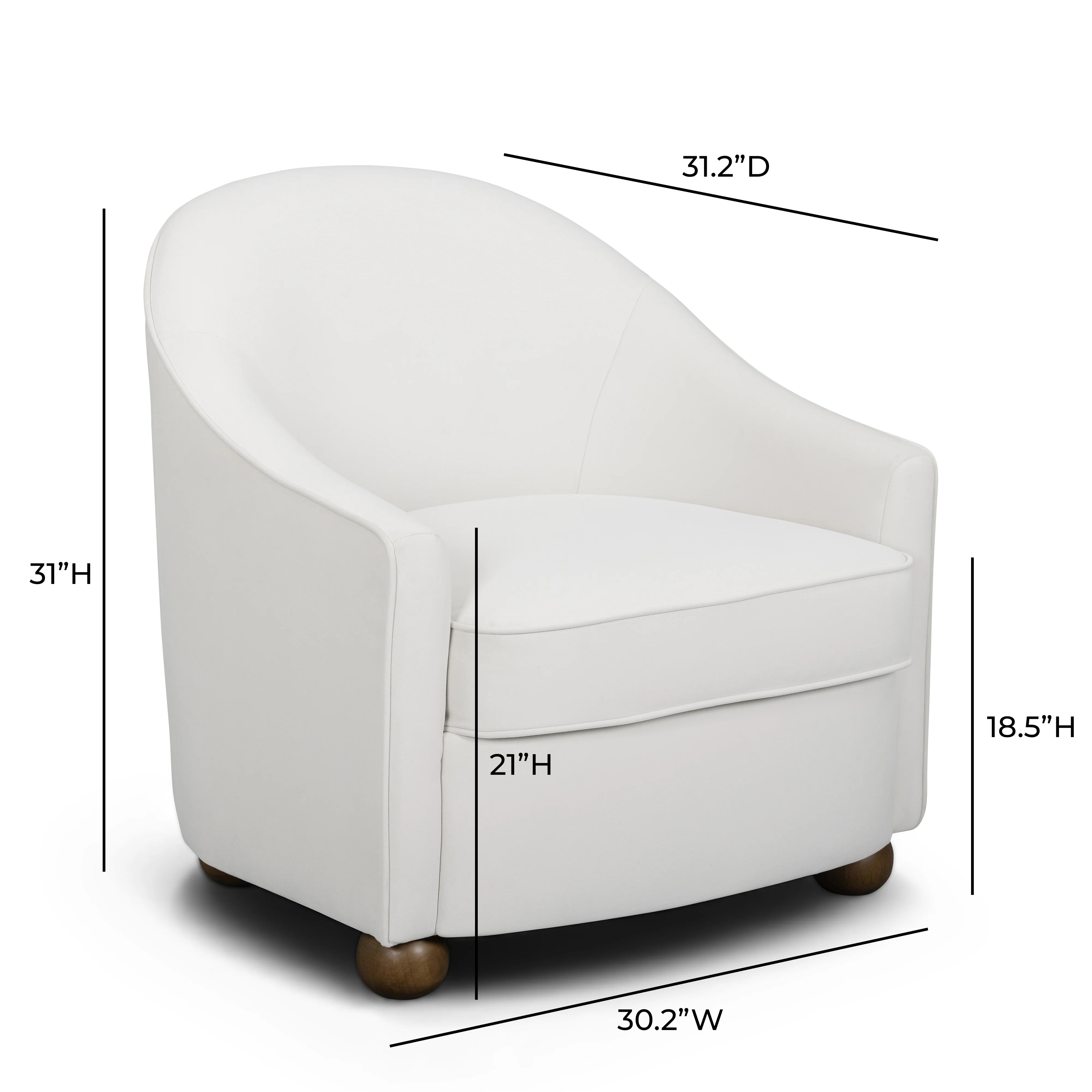 Cettie Performance Velvet Accent Chair