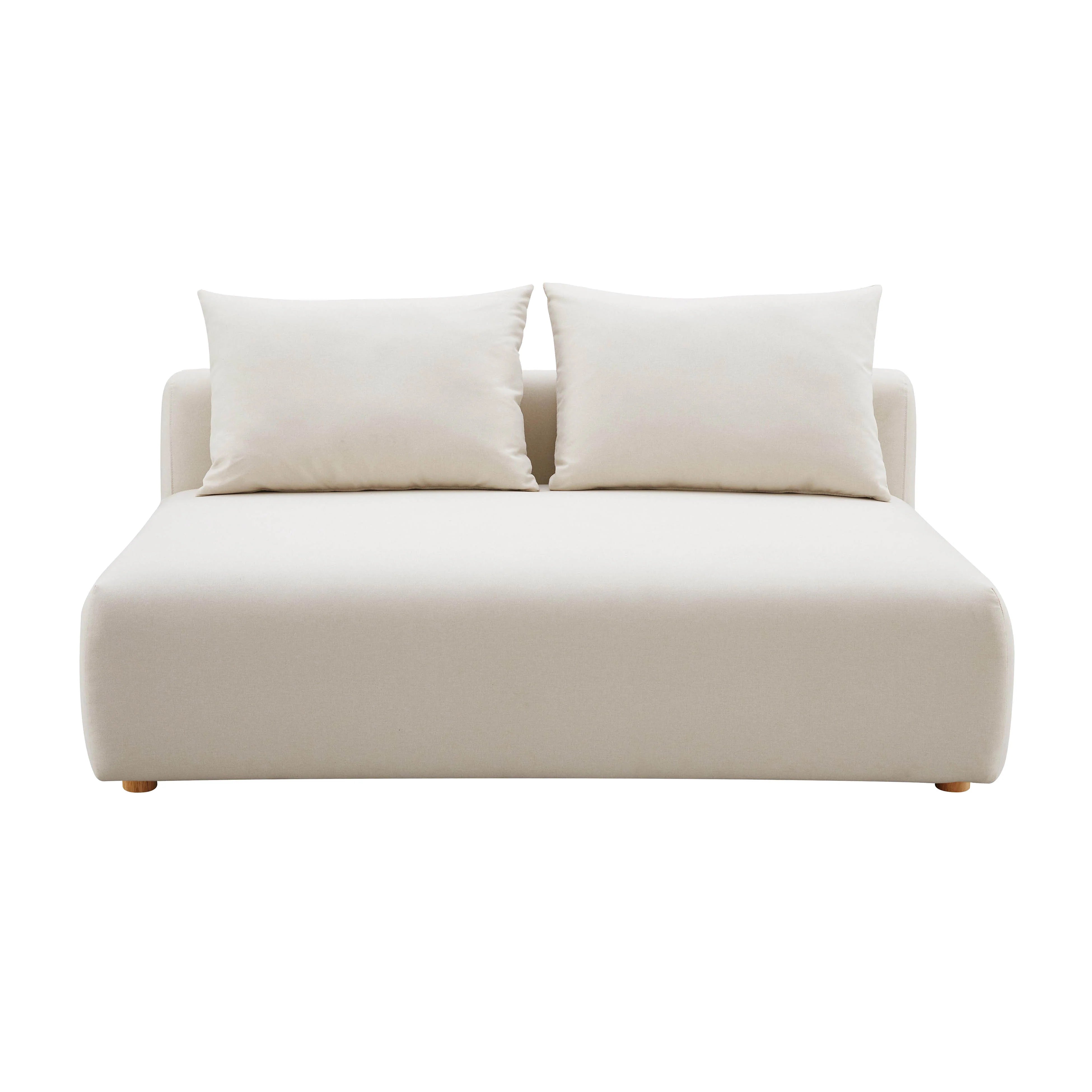 Hangover 64" Armless Loveseat