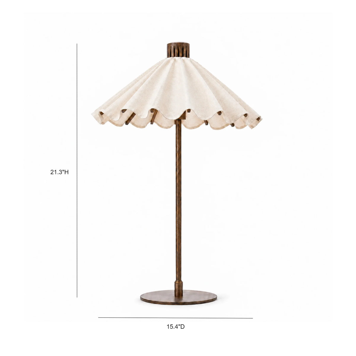 Lyra Ivory Jute Table Lamp