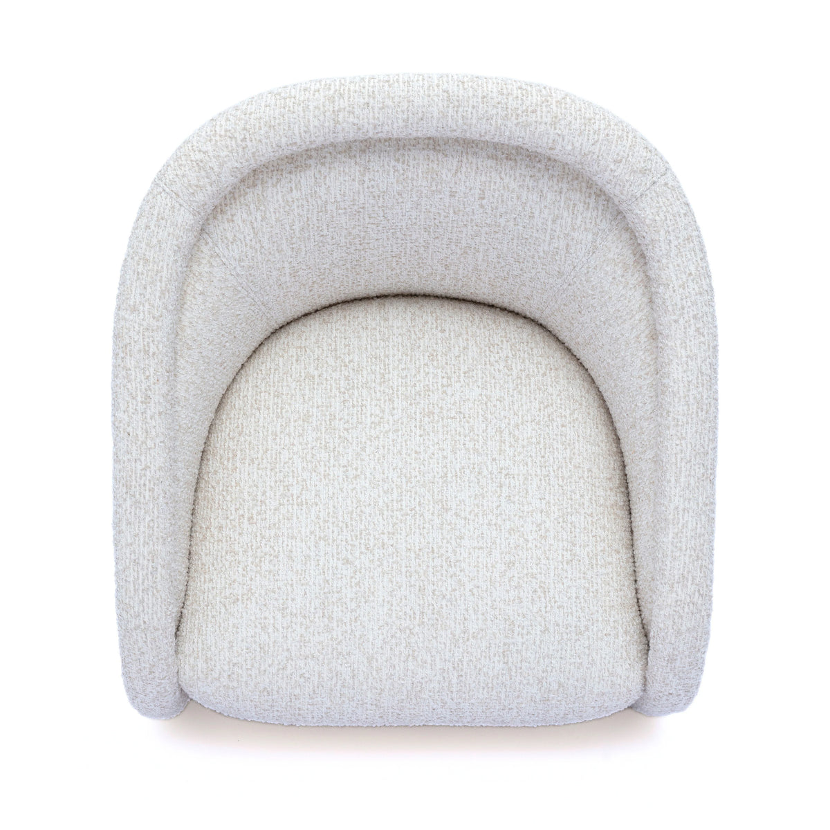 Clarke Cream Performance Boucle Swivel Accent Chair