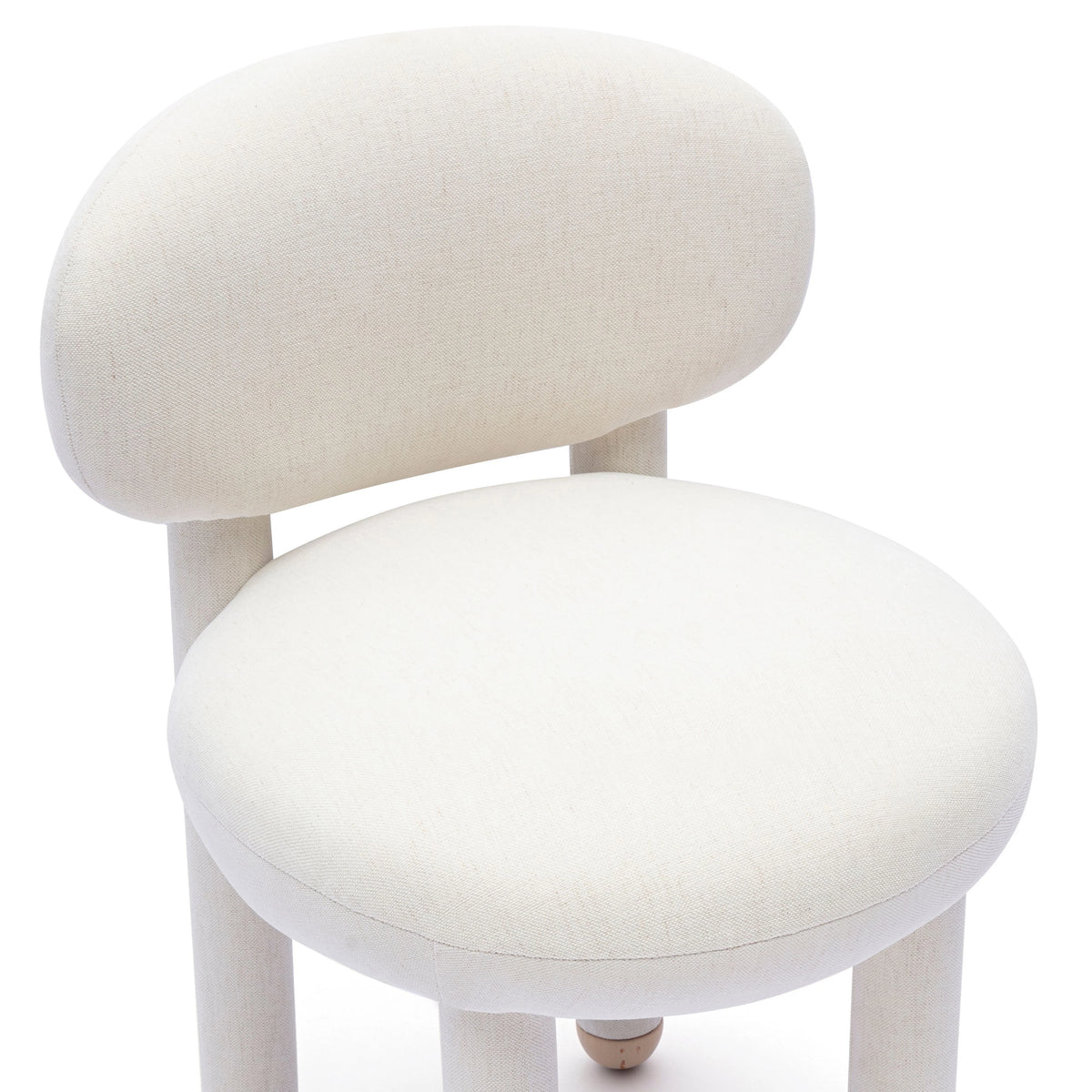 Chaise d'appoint en tissu haute performance Nubby Teal de Manu