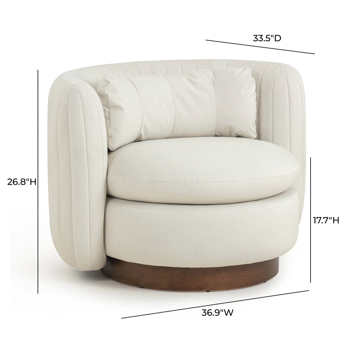 Nura Swivel Accent Chair