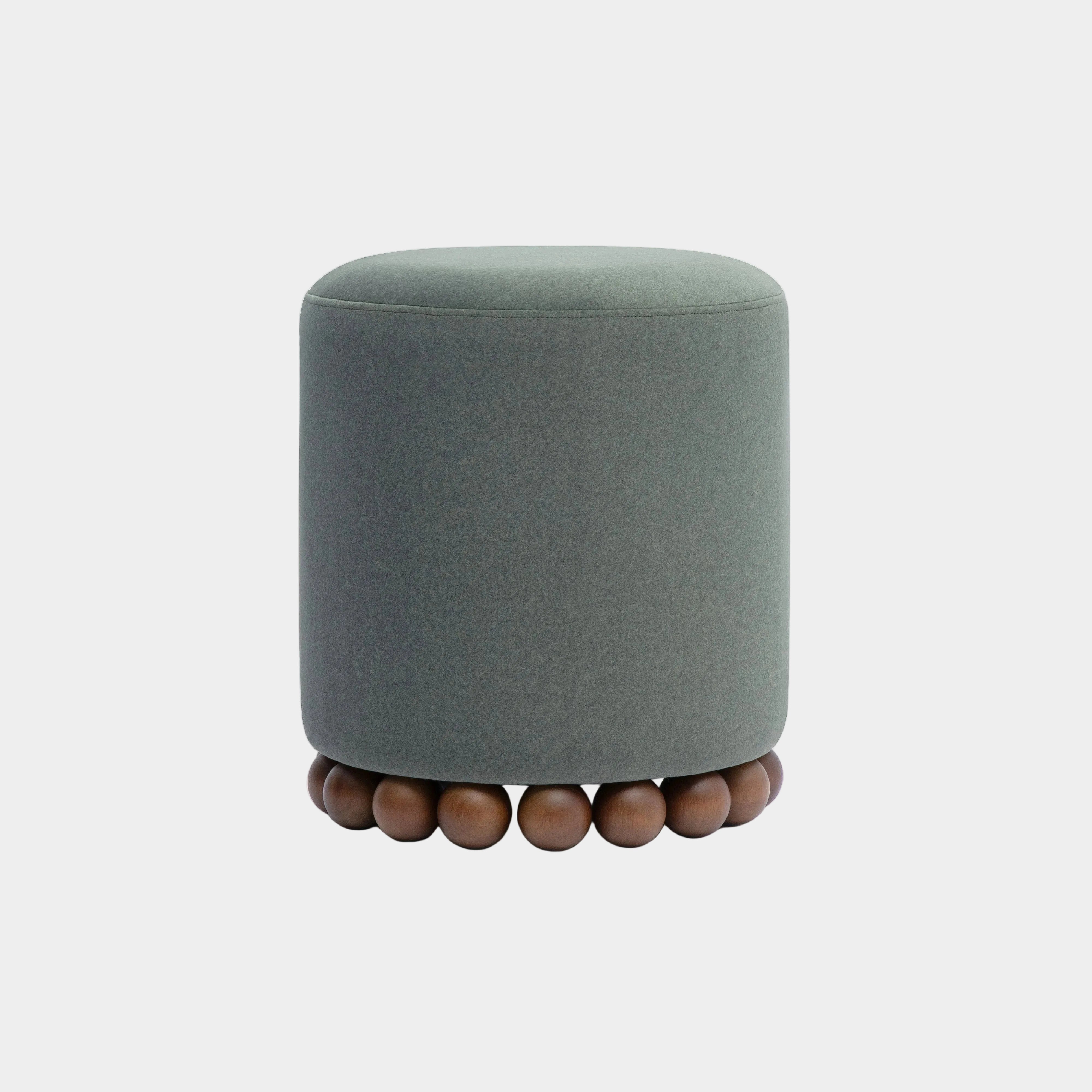 Dex Performance Vegan Mohair Ottoman