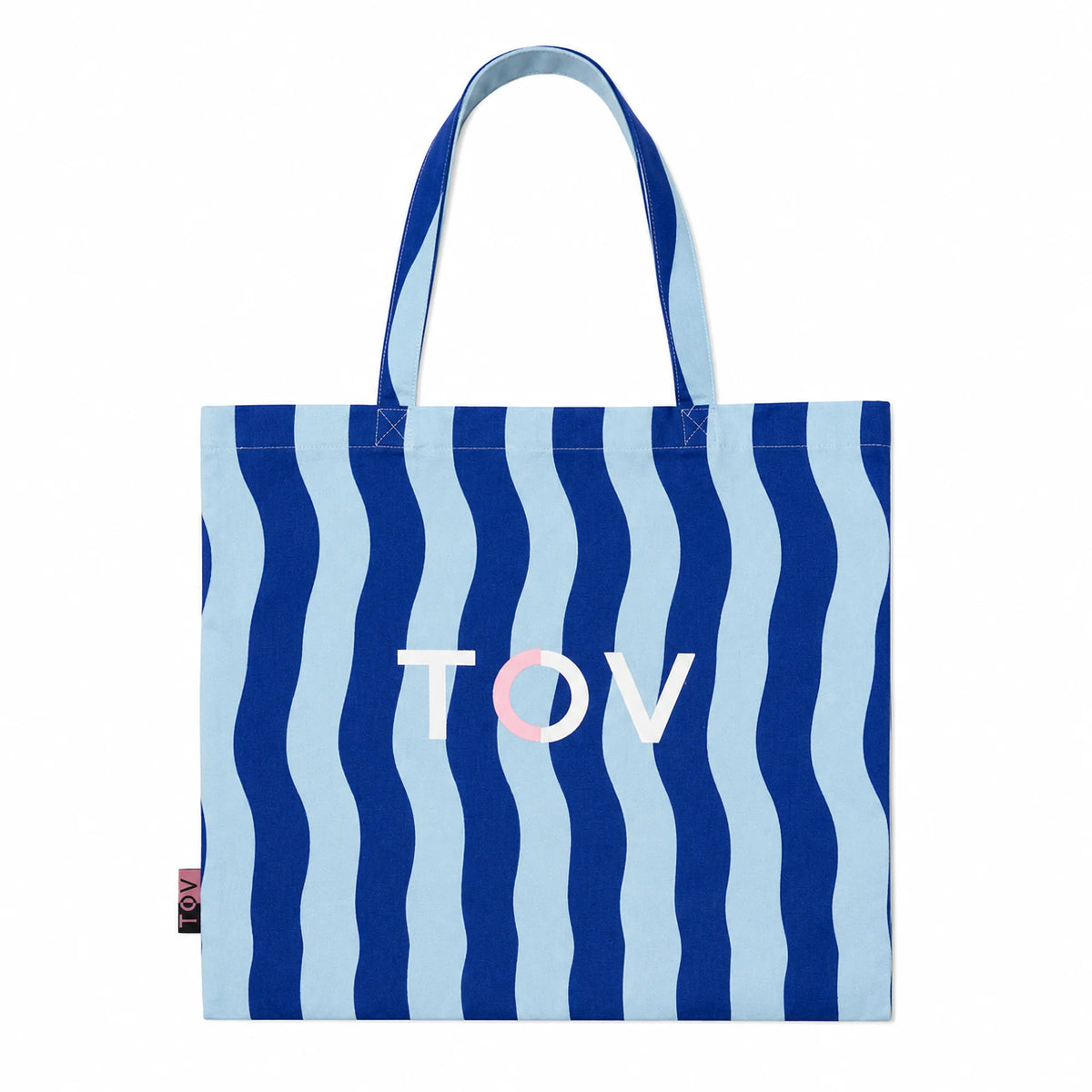 Don't Be Boring Striped Tote Bag