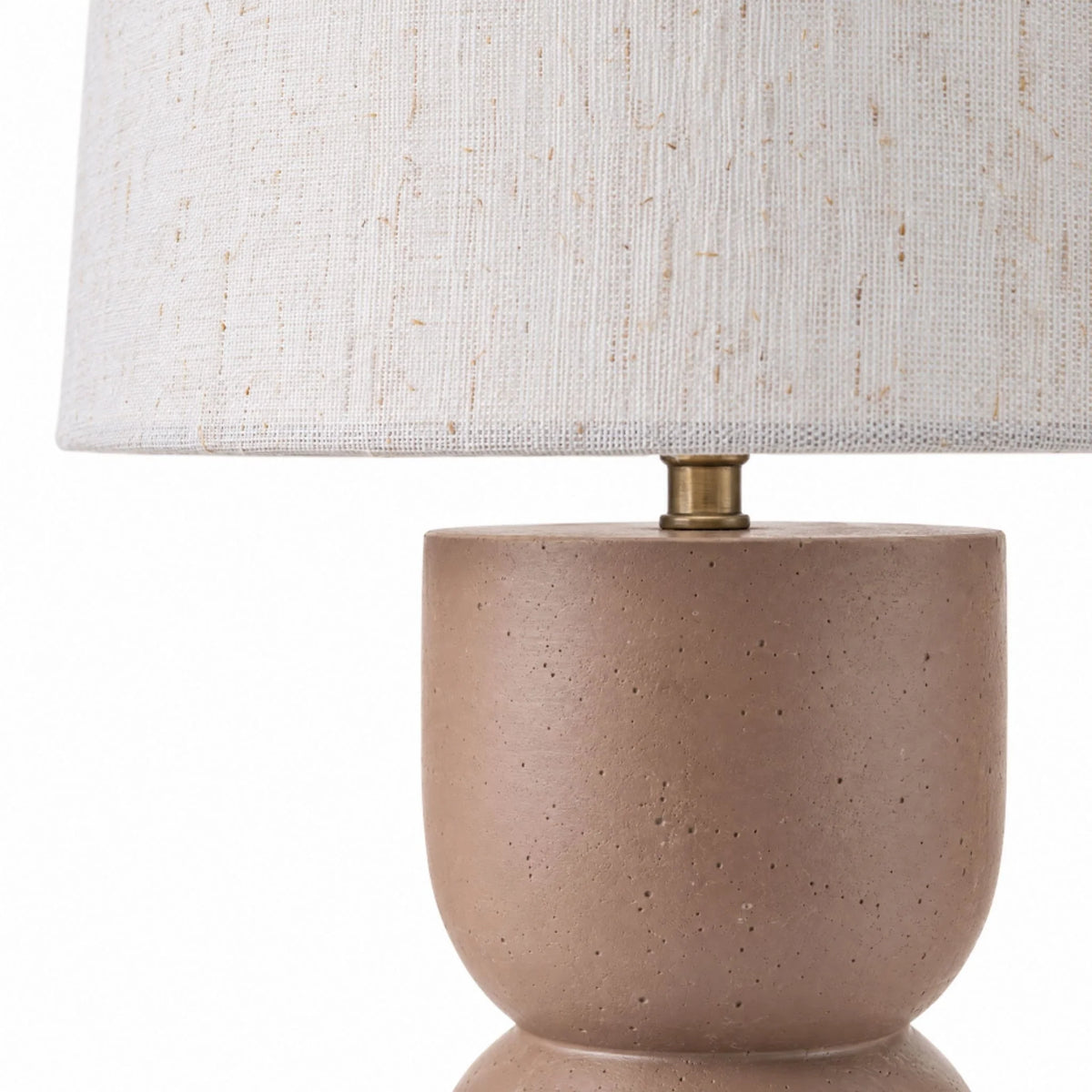 Astrea Brown Stonecast Table Lamp
