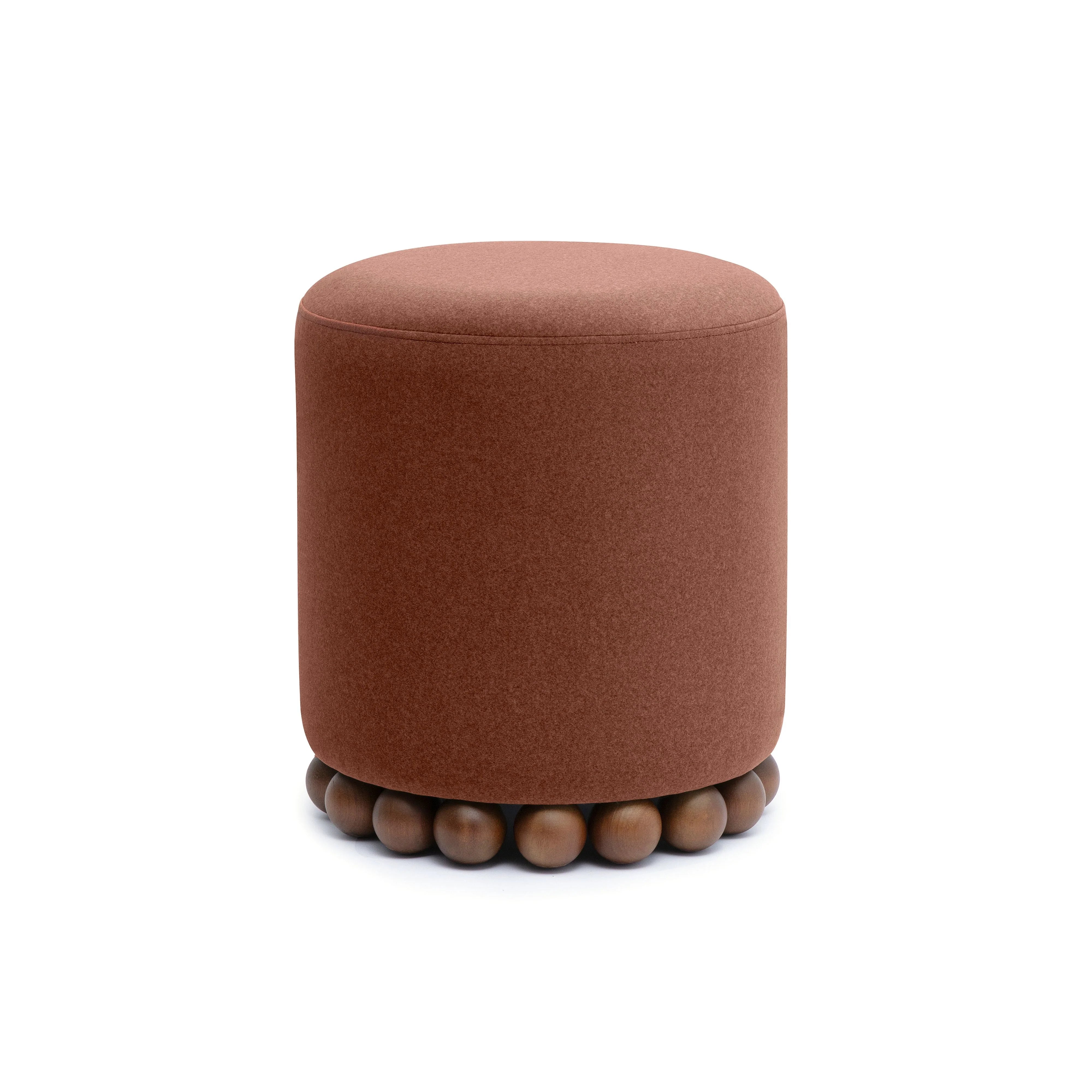 Dex Performance Vegan Mohair Ottoman