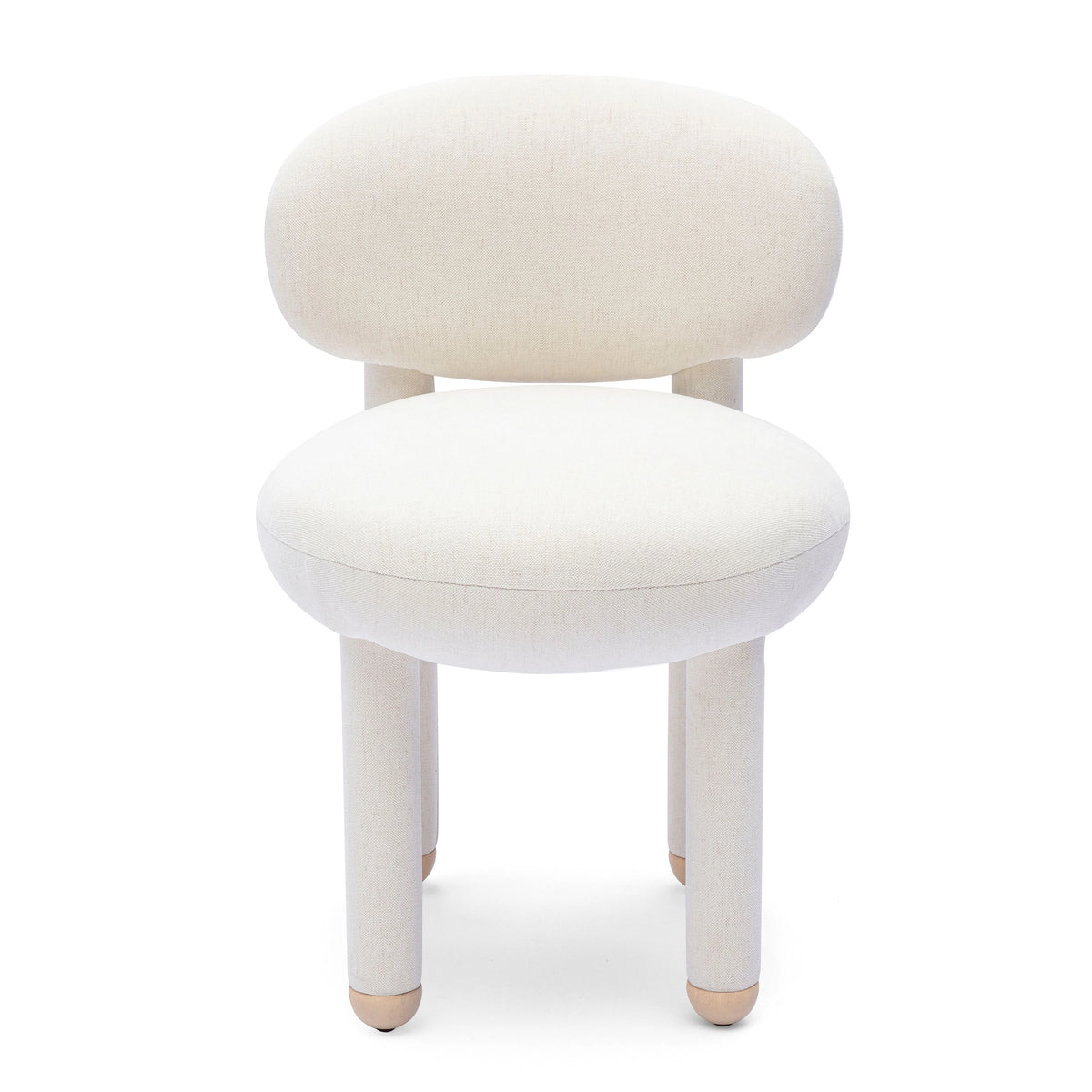 Chaise d'appoint en tissu haute performance Nubby Teal de Manu
